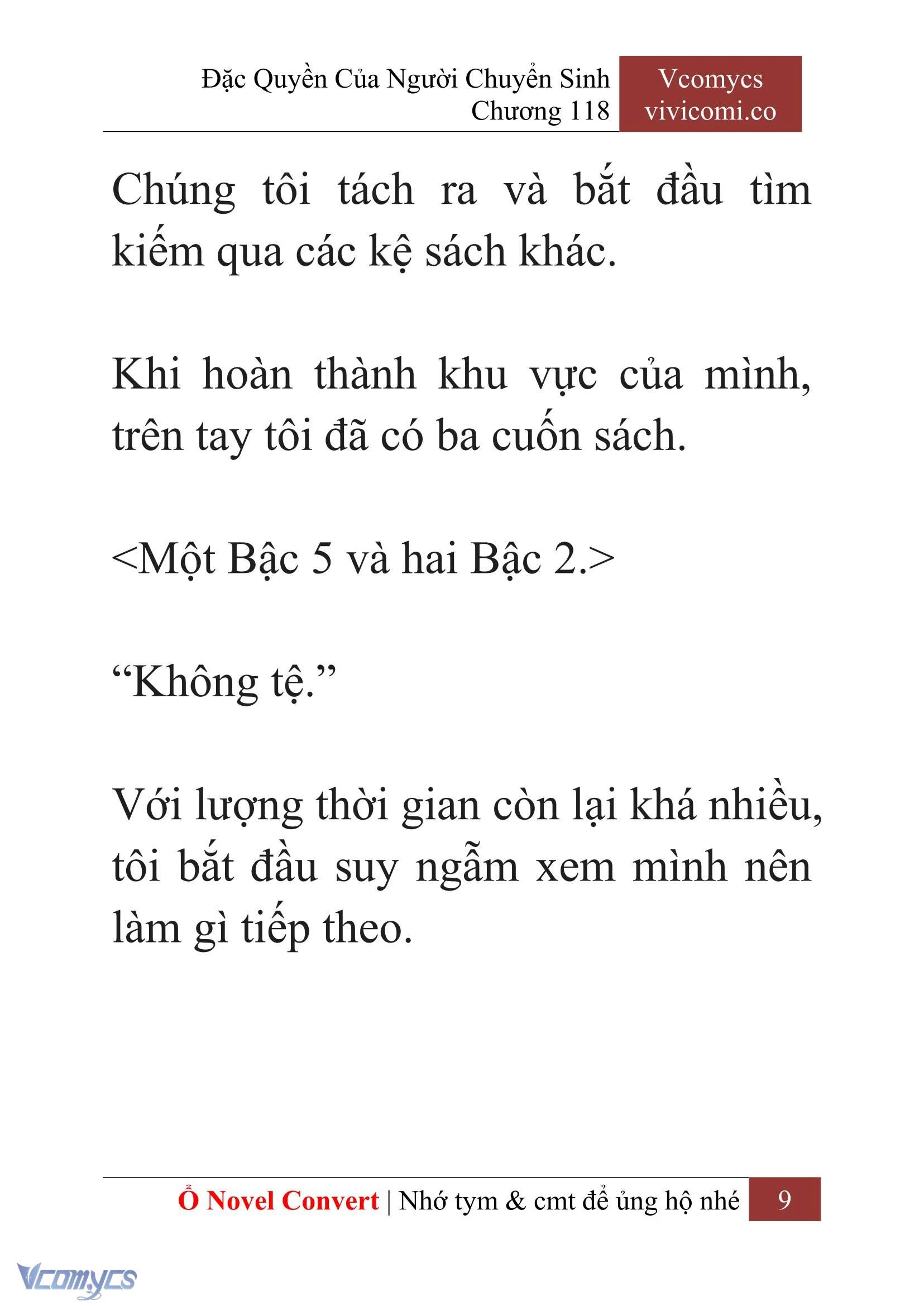 [Novel] Đặc Quyền Của Người Chuyển Sinh Chapter  118 - 11
