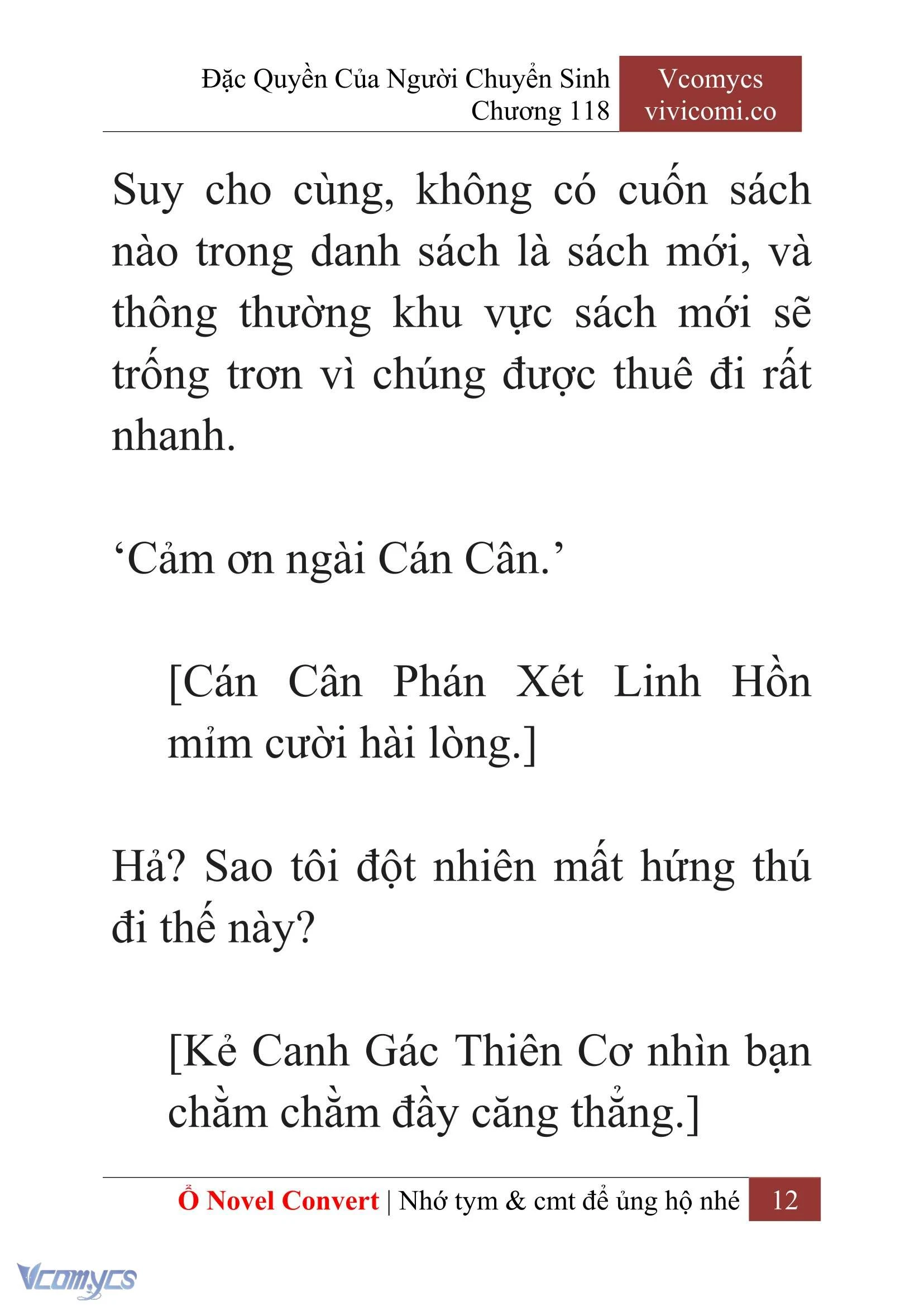 [Novel] Đặc Quyền Của Người Chuyển Sinh Chapter  118 - 14