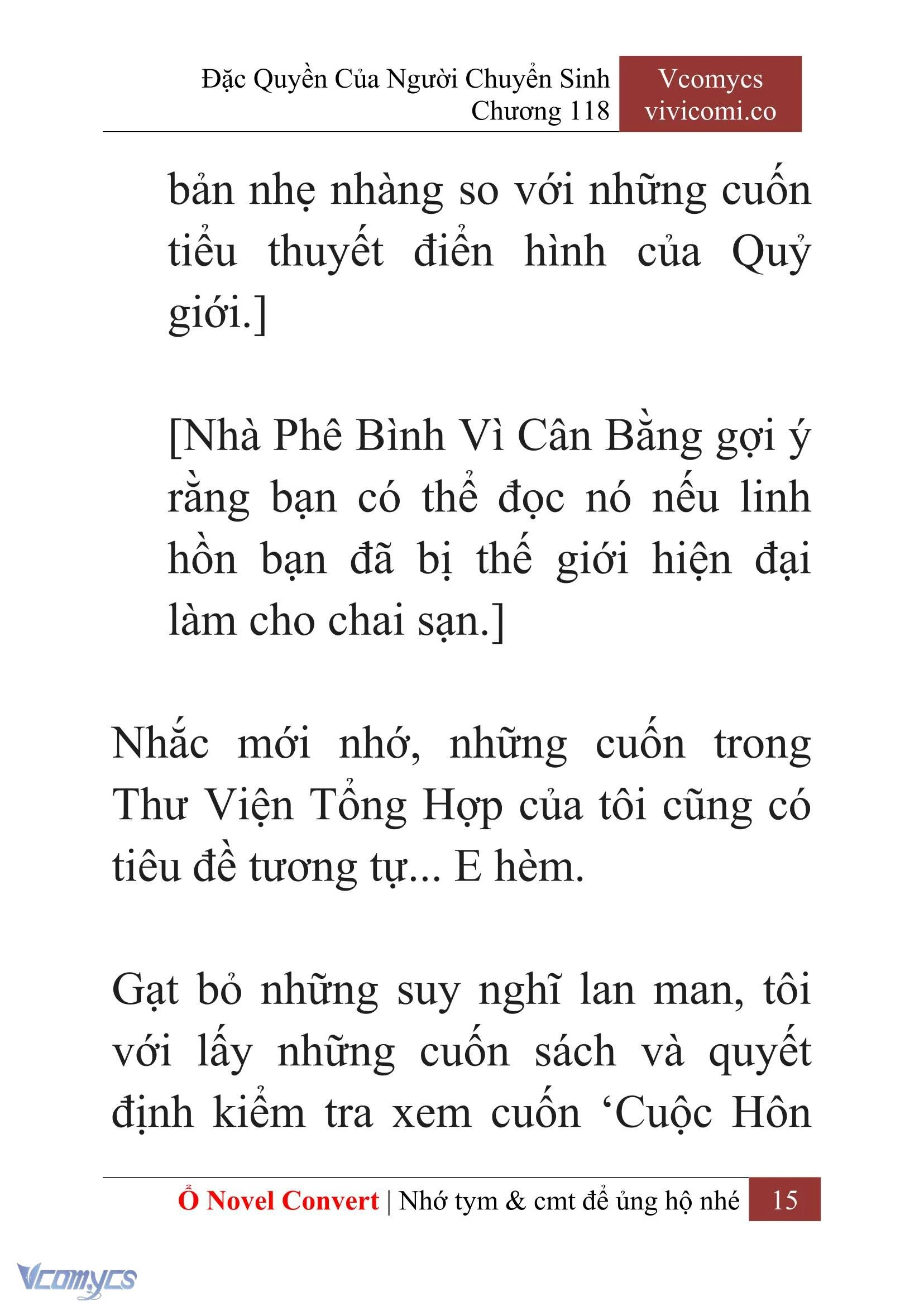 [Novel] Đặc Quyền Của Người Chuyển Sinh Chapter  118 - 17