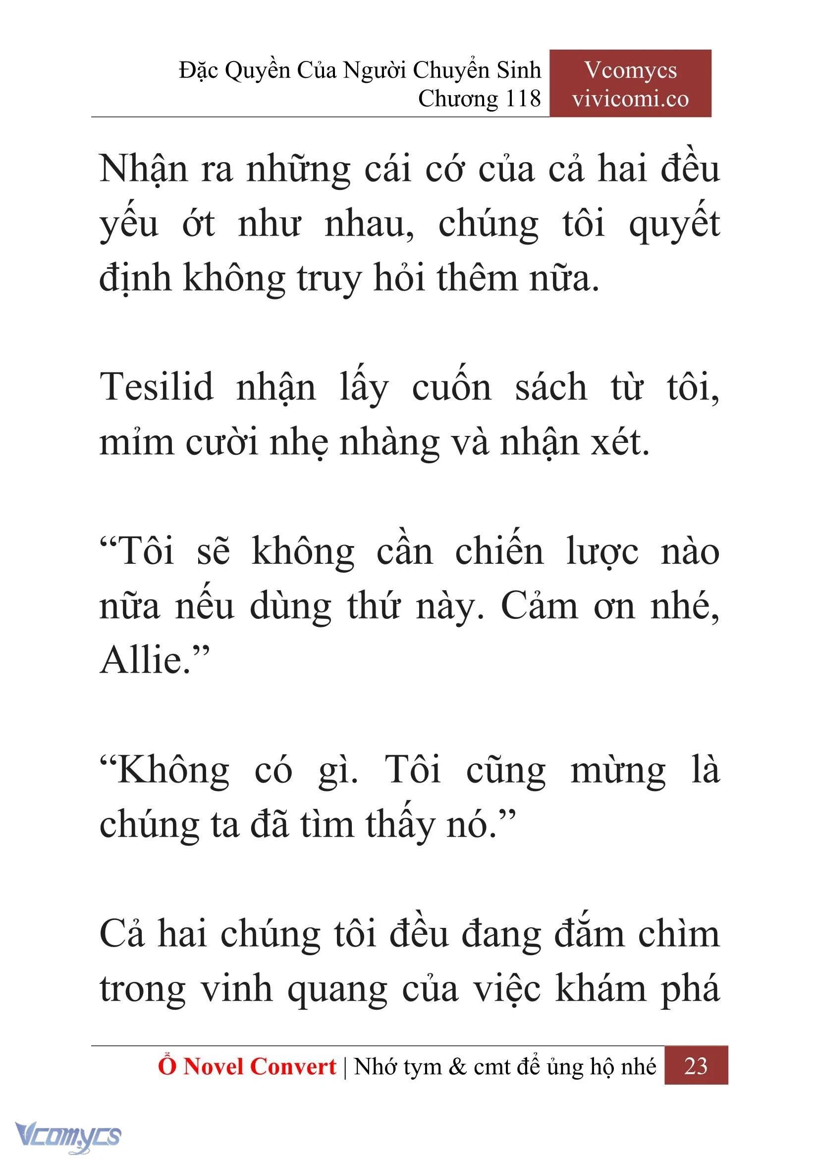 [Novel] Đặc Quyền Của Người Chuyển Sinh Chapter  118 - 25