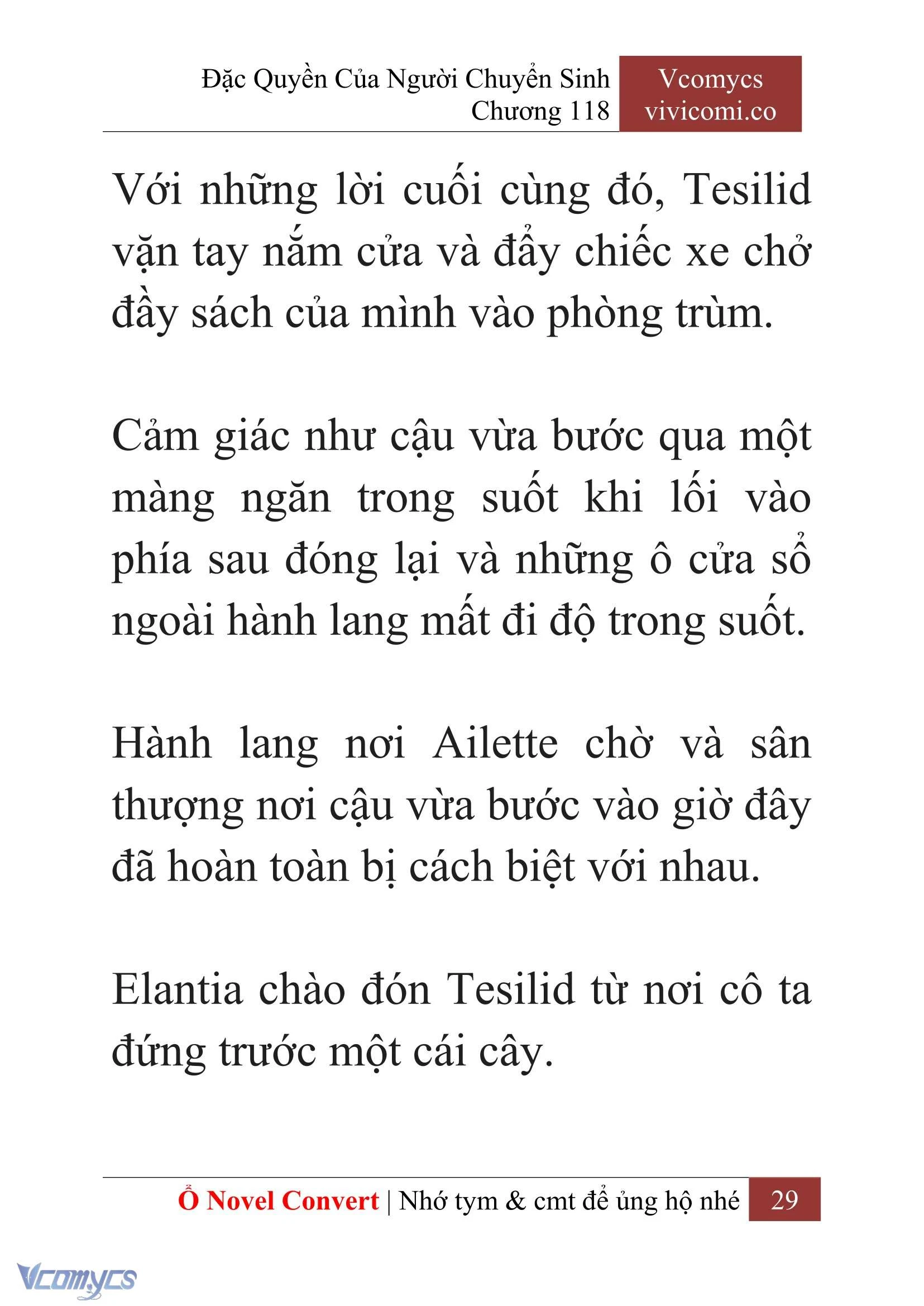 [Novel] Đặc Quyền Của Người Chuyển Sinh Chapter  118 - 31