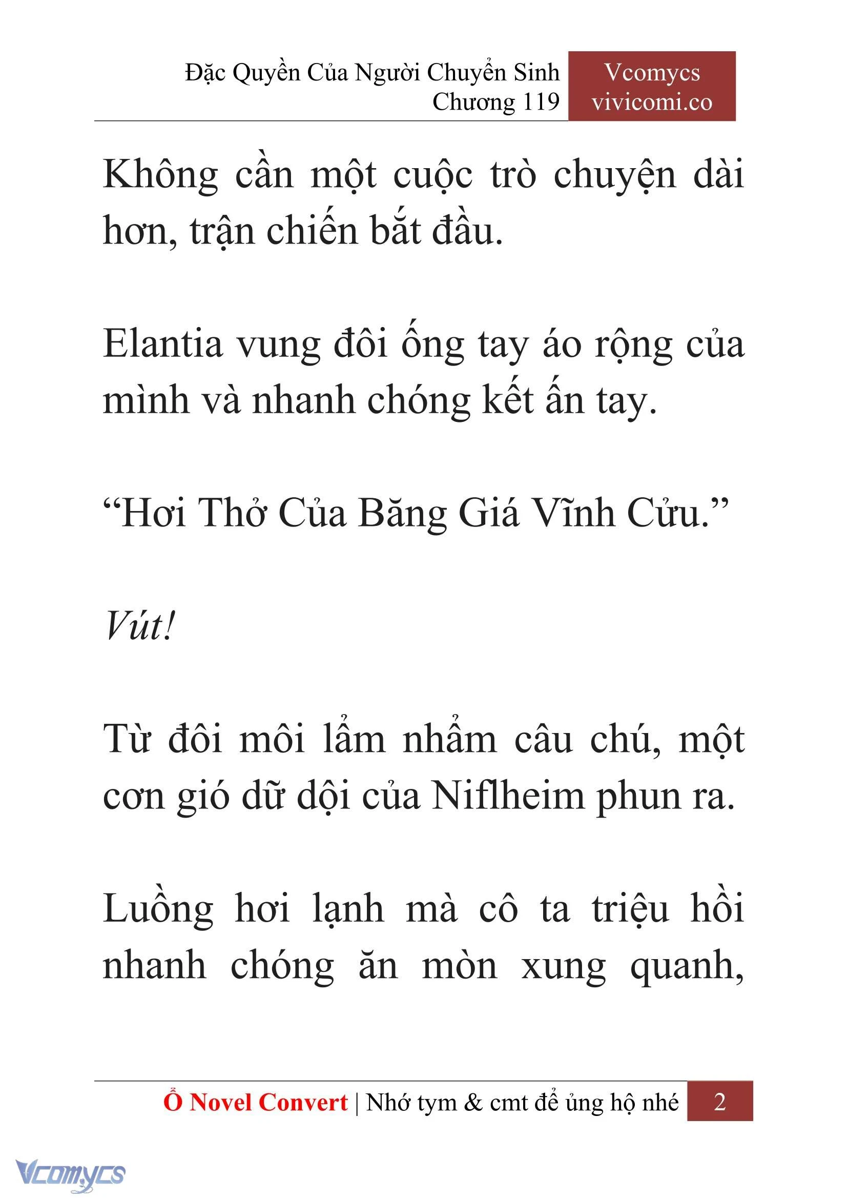 [Novel] Đặc Quyền Của Người Chuyển Sinh Chapter  119 - 4
