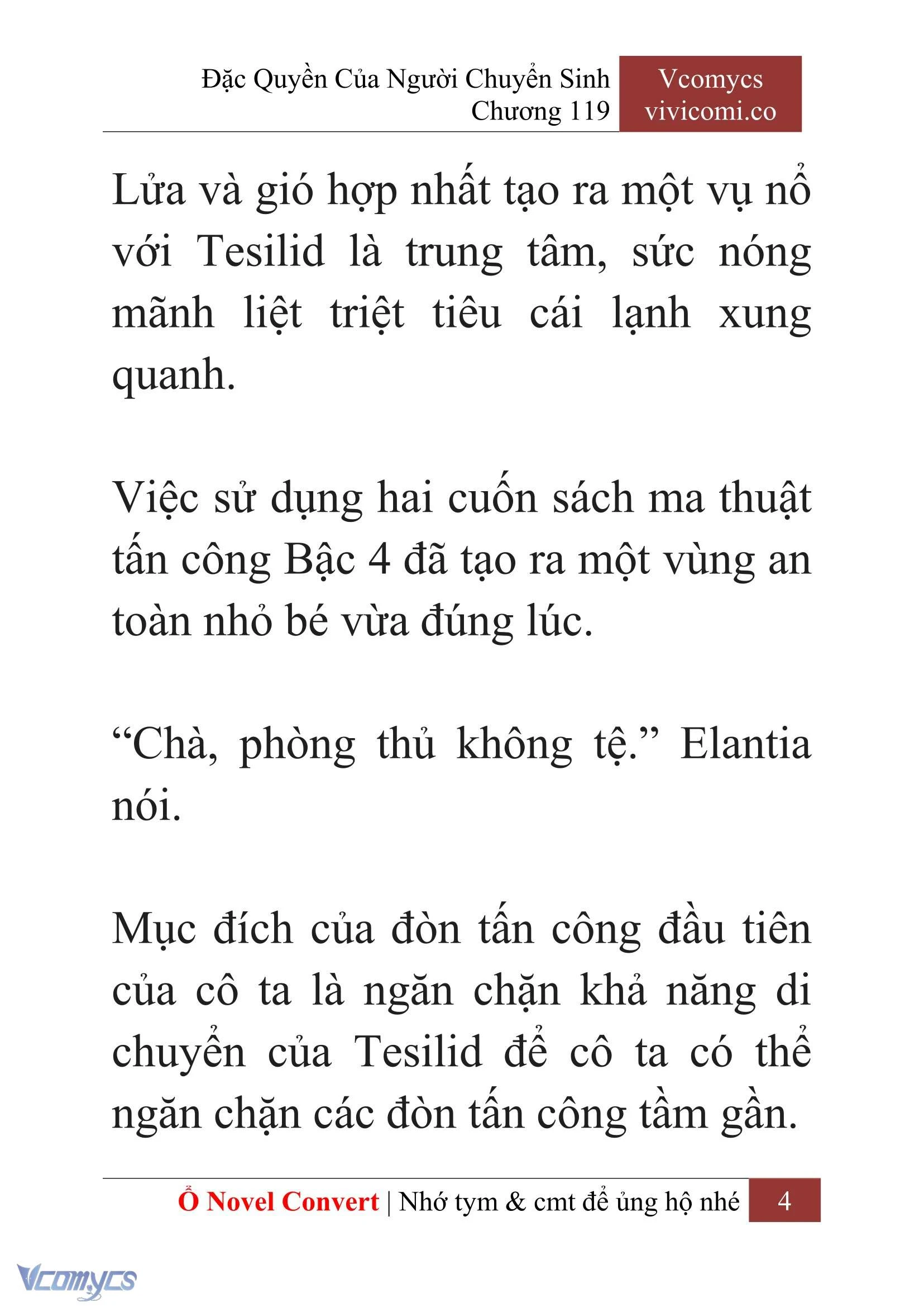 [Novel] Đặc Quyền Của Người Chuyển Sinh Chapter  119 - 6