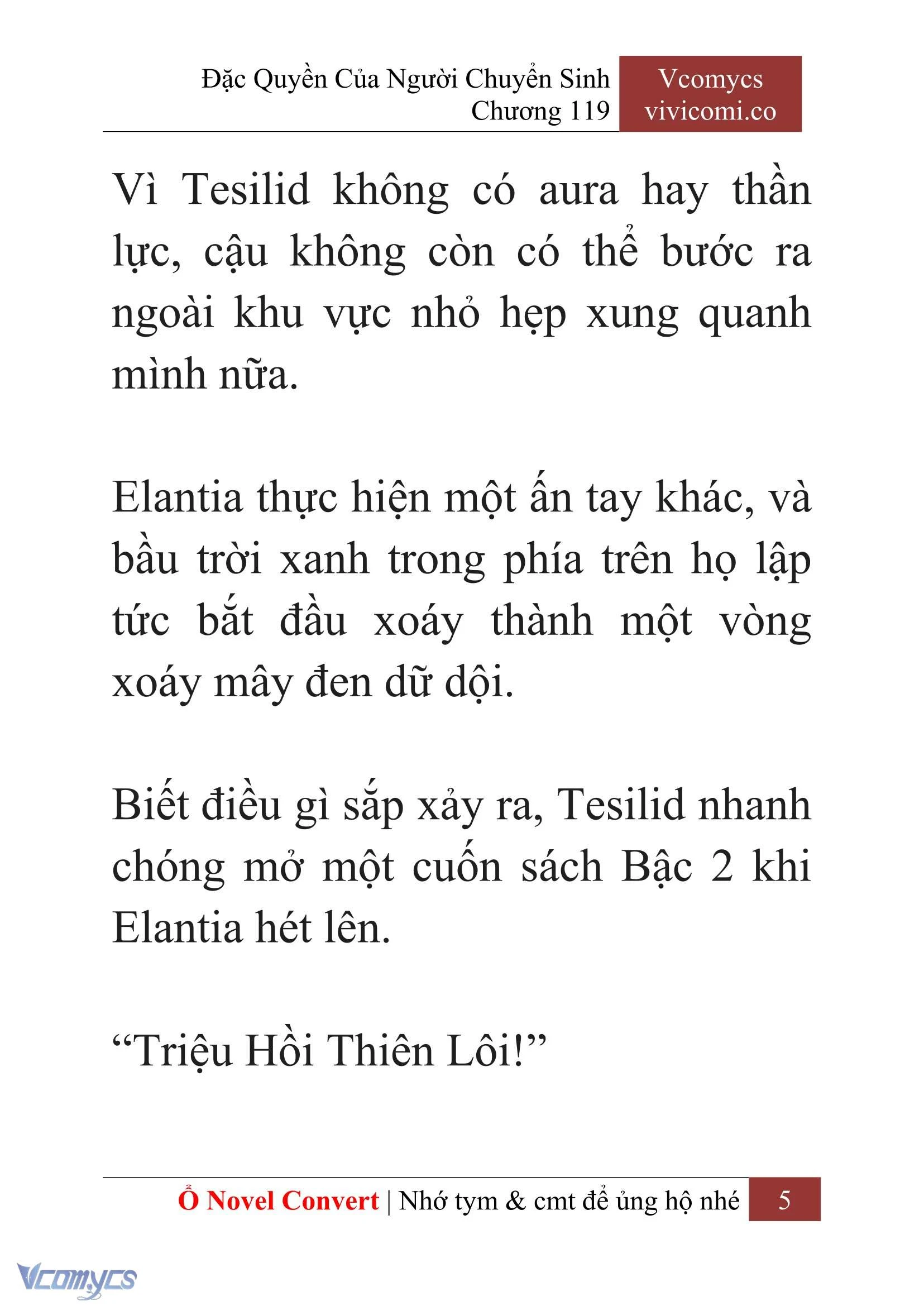 [Novel] Đặc Quyền Của Người Chuyển Sinh Chapter  119 - 7