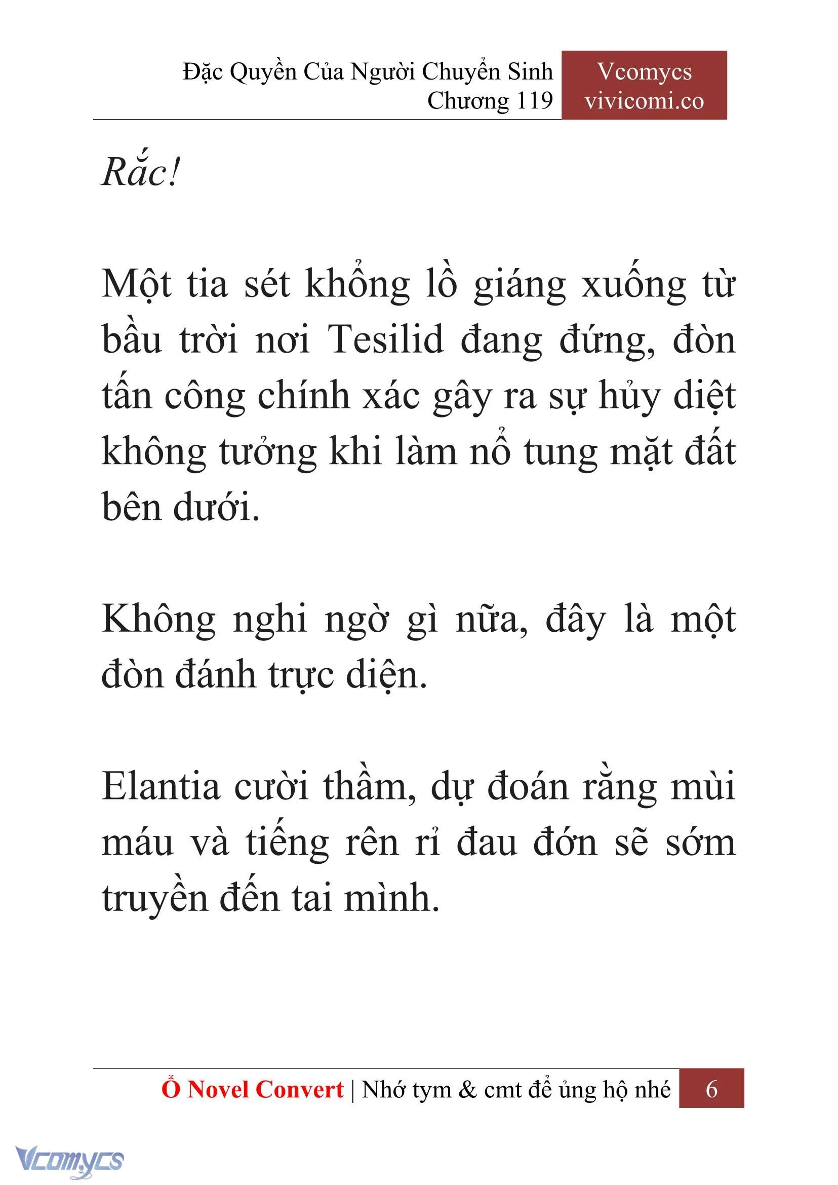 [Novel] Đặc Quyền Của Người Chuyển Sinh Chapter  119 - 8