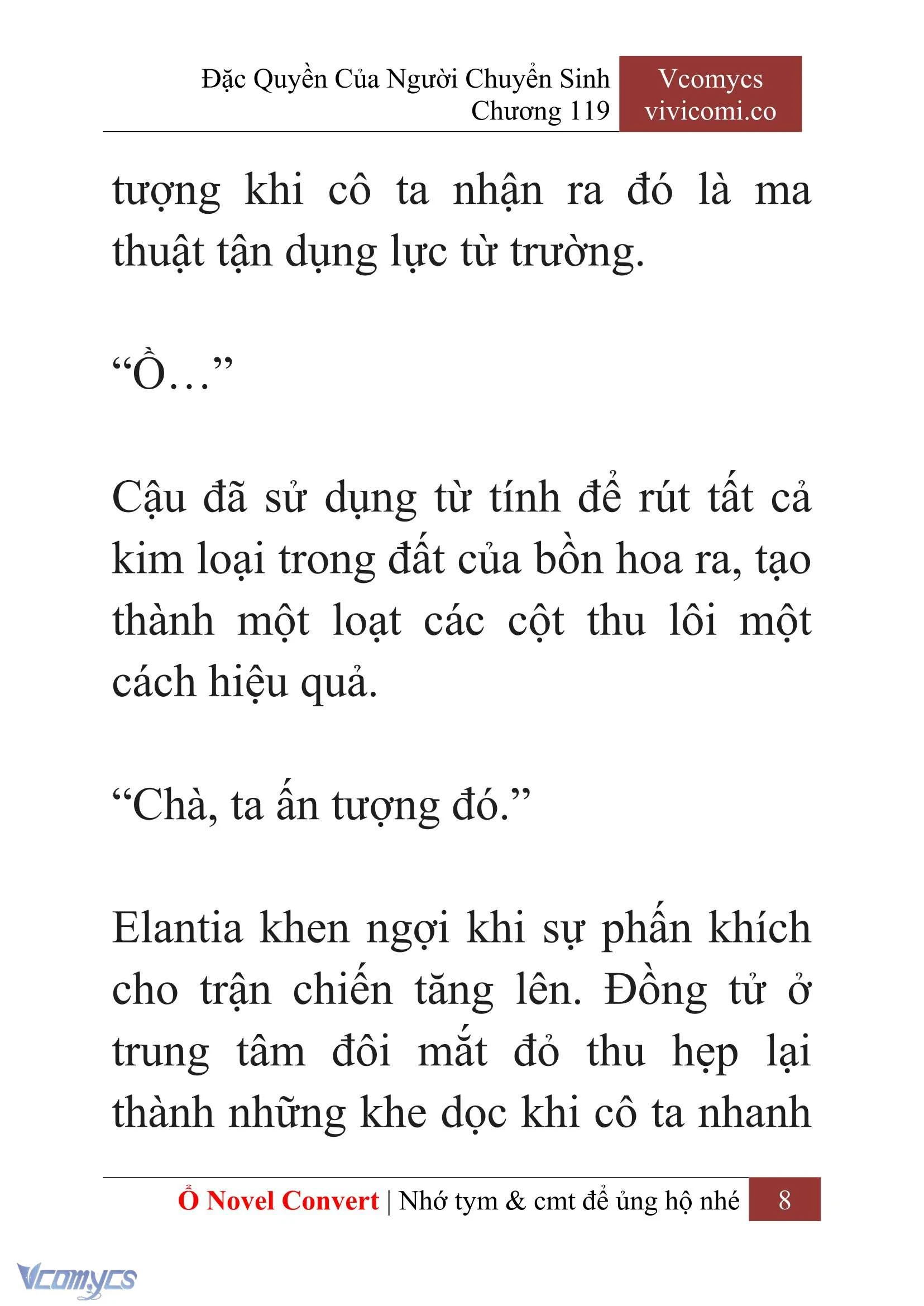 [Novel] Đặc Quyền Của Người Chuyển Sinh Chapter  119 - 10