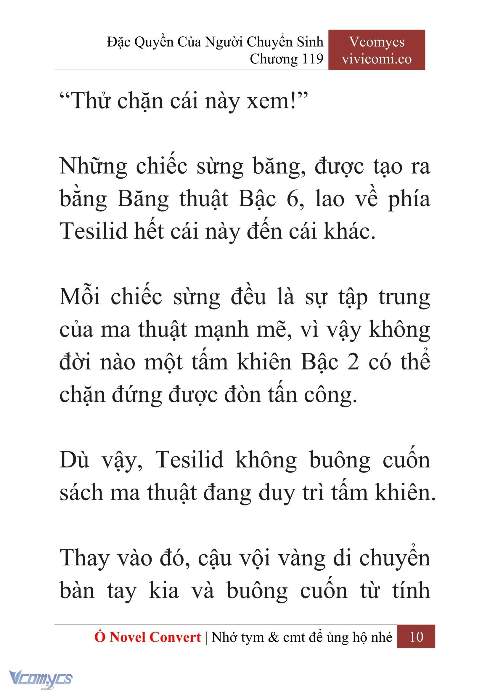 [Novel] Đặc Quyền Của Người Chuyển Sinh Chapter  119 - 12