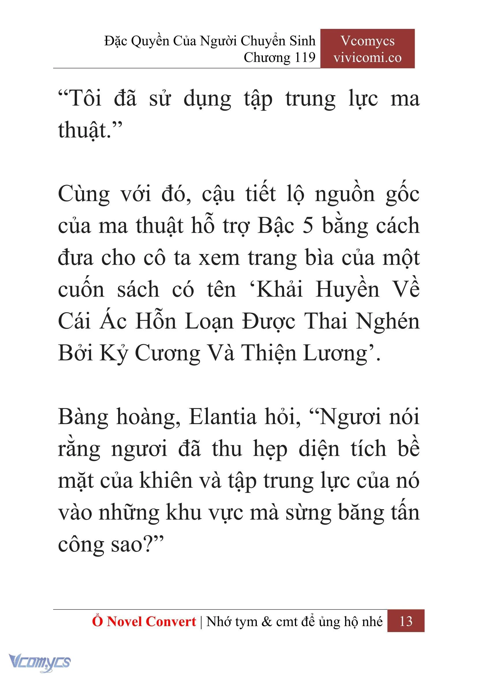 [Novel] Đặc Quyền Của Người Chuyển Sinh Chapter  119 - 15