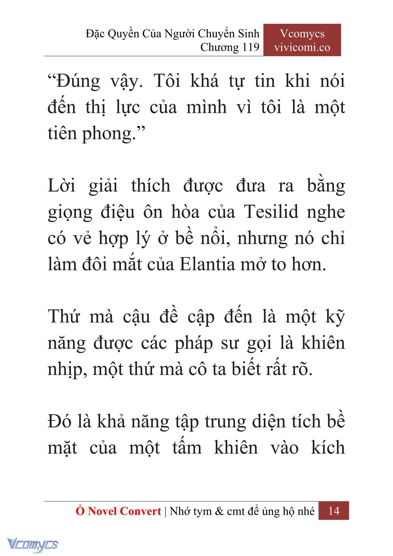 [Novel] Đặc Quyền Của Người Chuyển Sinh Chapter  119 - 16