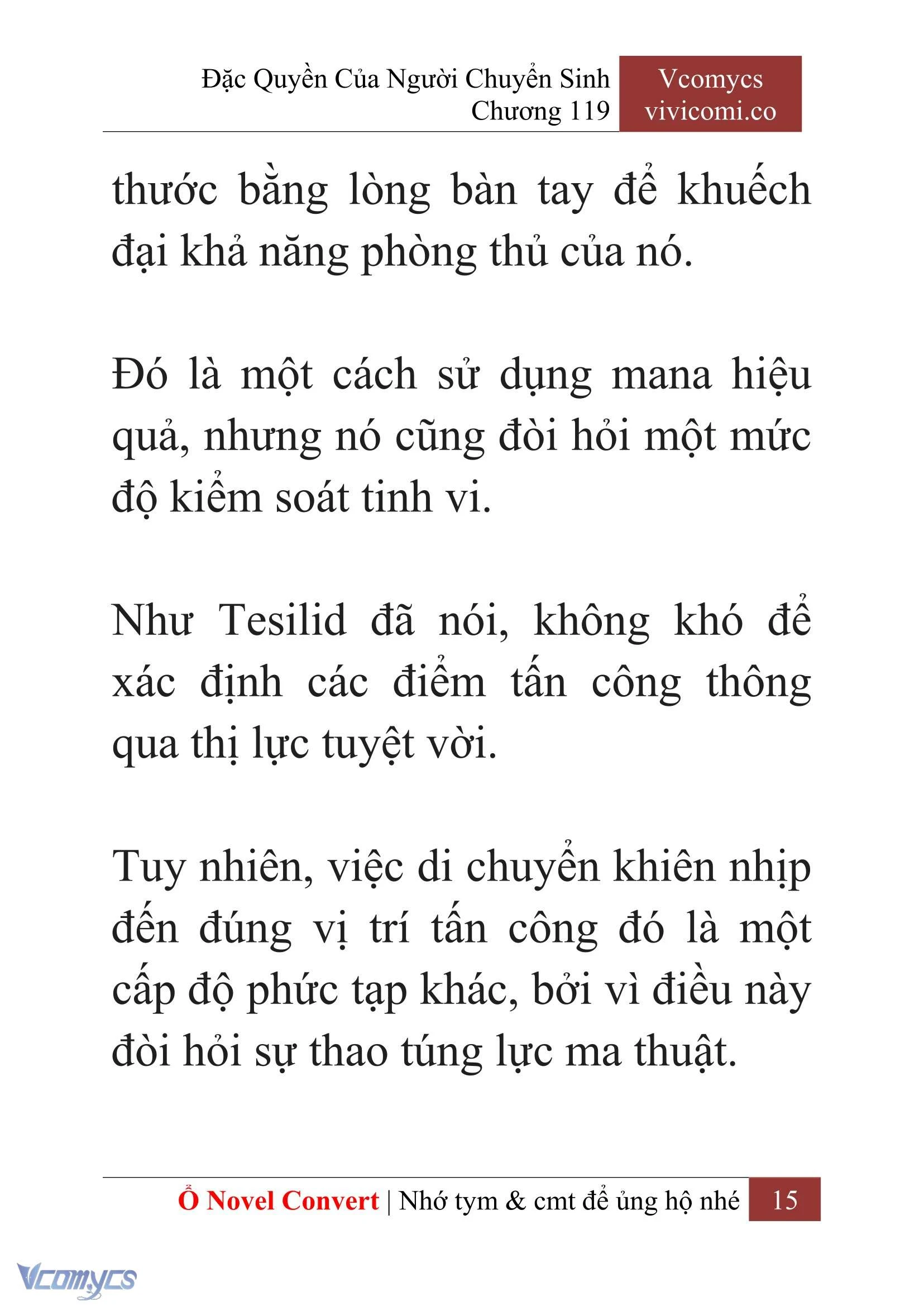 [Novel] Đặc Quyền Của Người Chuyển Sinh Chapter  119 - 17