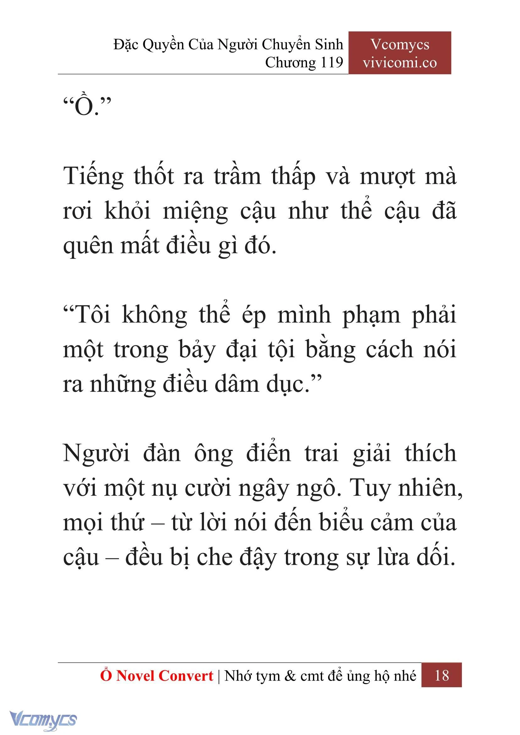 [Novel] Đặc Quyền Của Người Chuyển Sinh Chapter  119 - 20