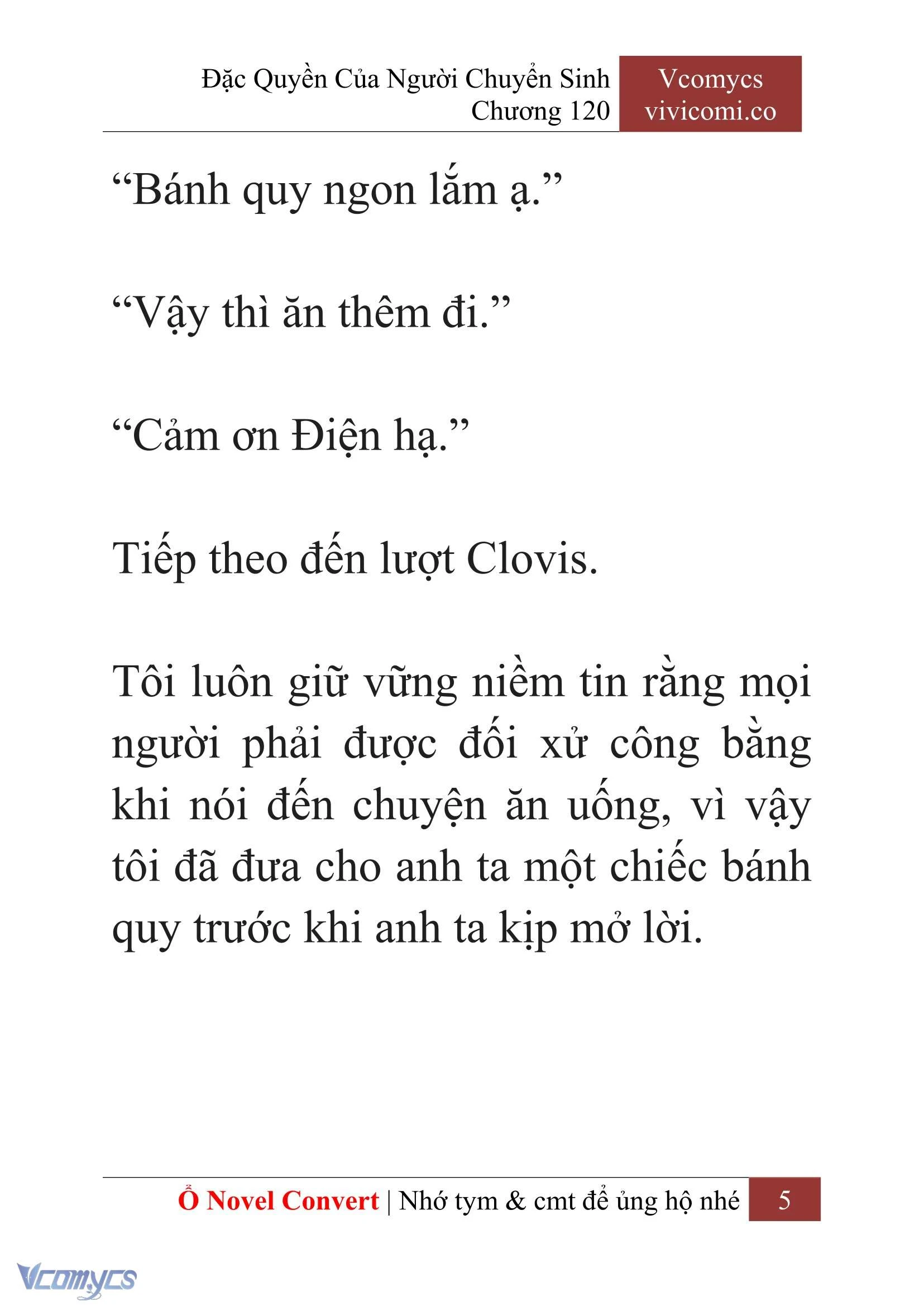 [Novel] Đặc Quyền Của Người Chuyển Sinh Chapter  120 - 7