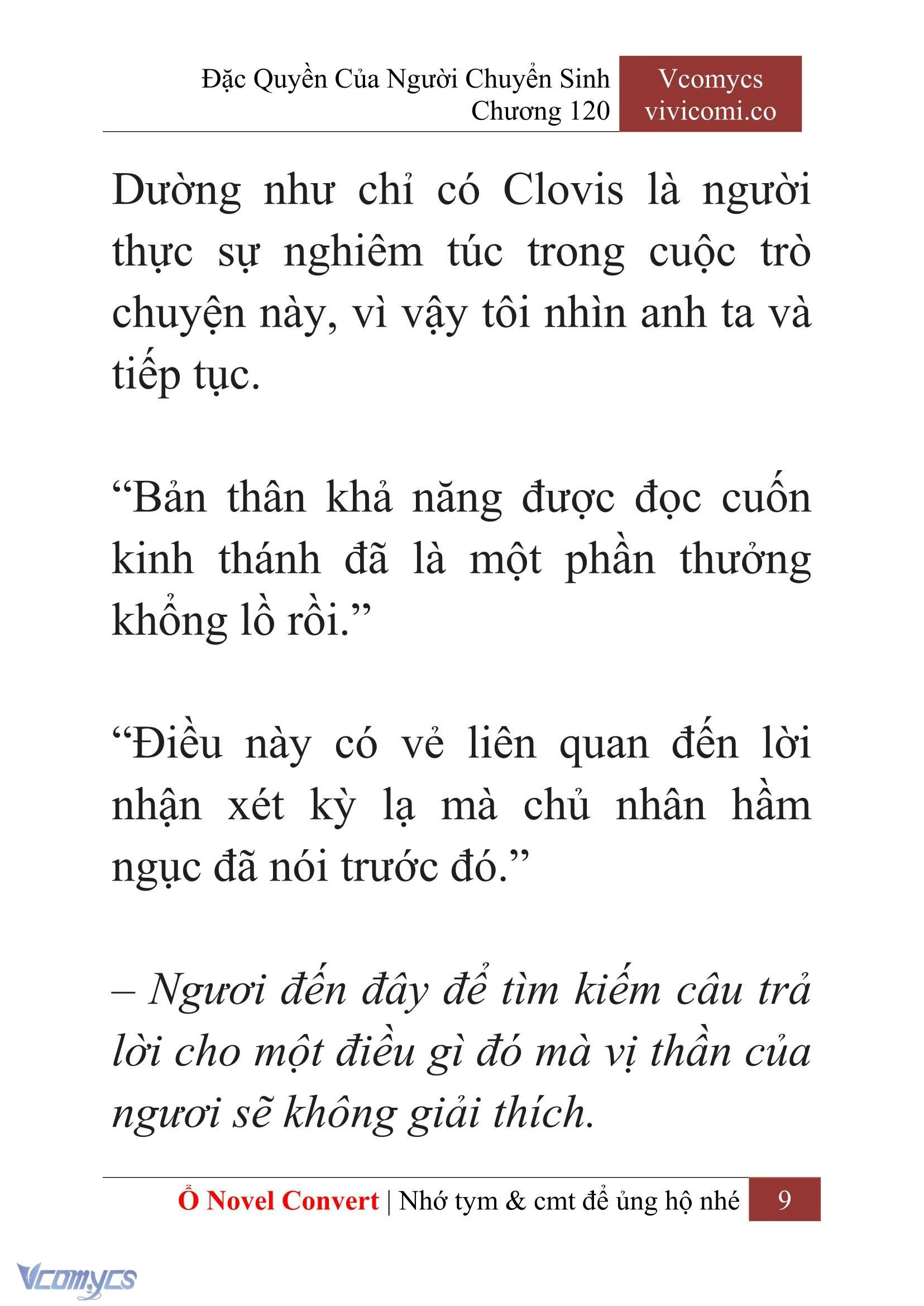 [Novel] Đặc Quyền Của Người Chuyển Sinh Chapter  120 - 11