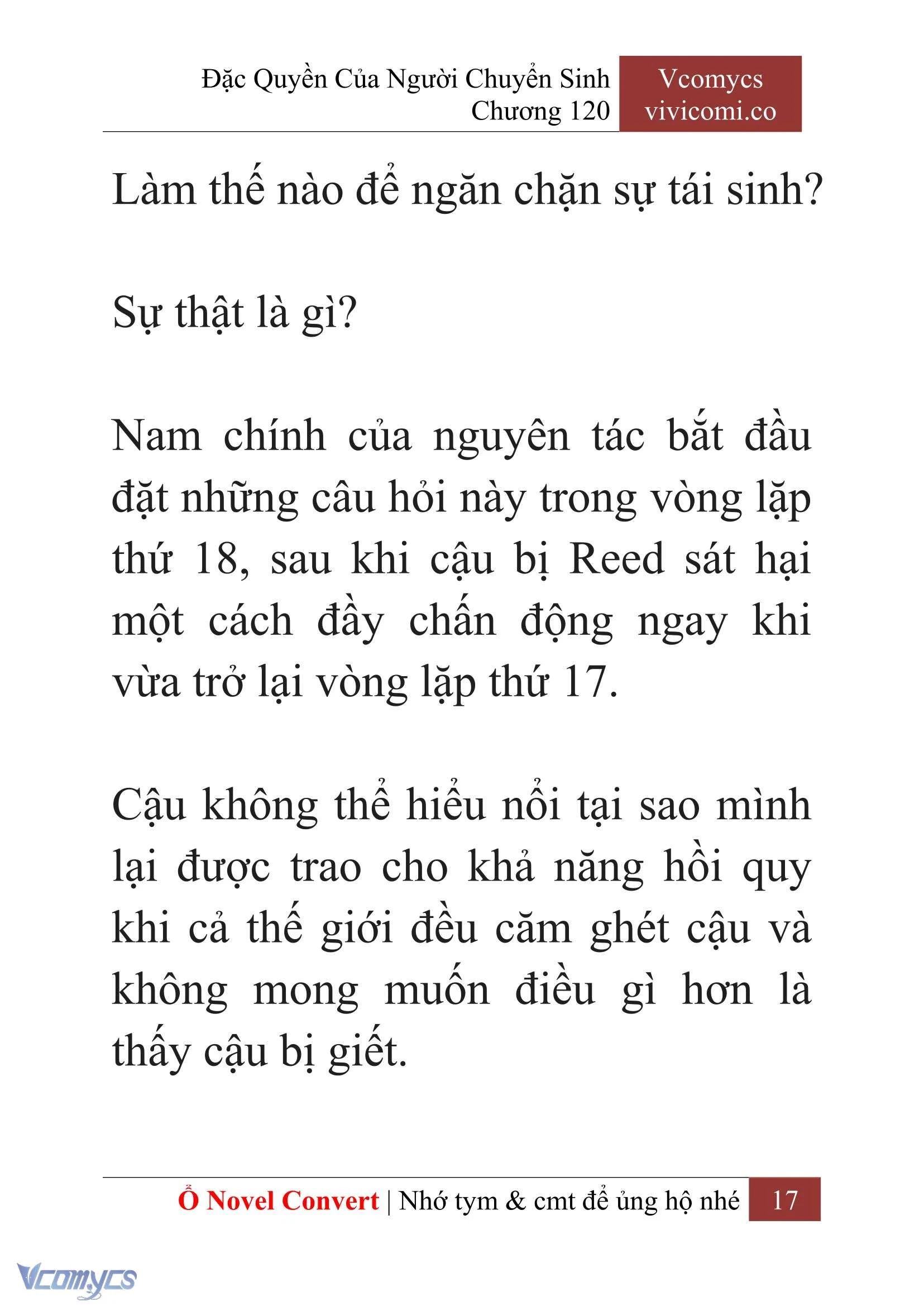 [Novel] Đặc Quyền Của Người Chuyển Sinh Chapter  120 - 19