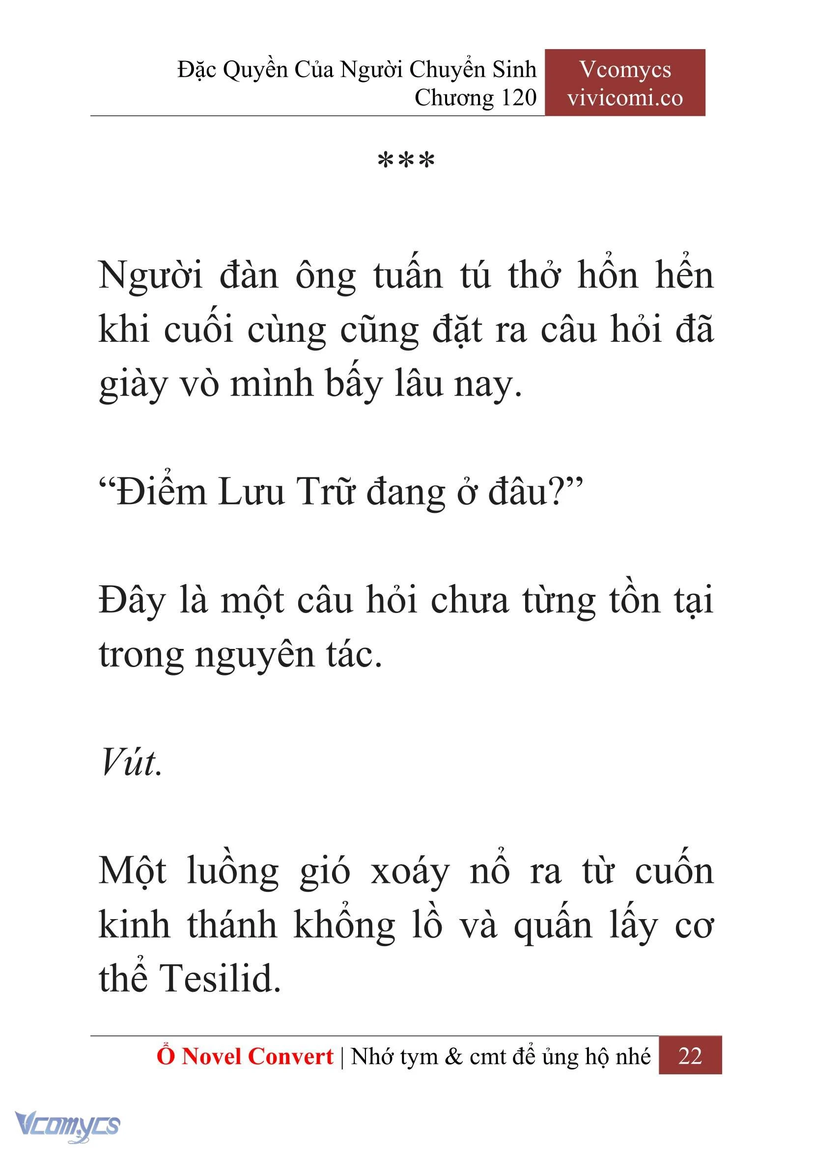 [Novel] Đặc Quyền Của Người Chuyển Sinh Chapter  120 - 24