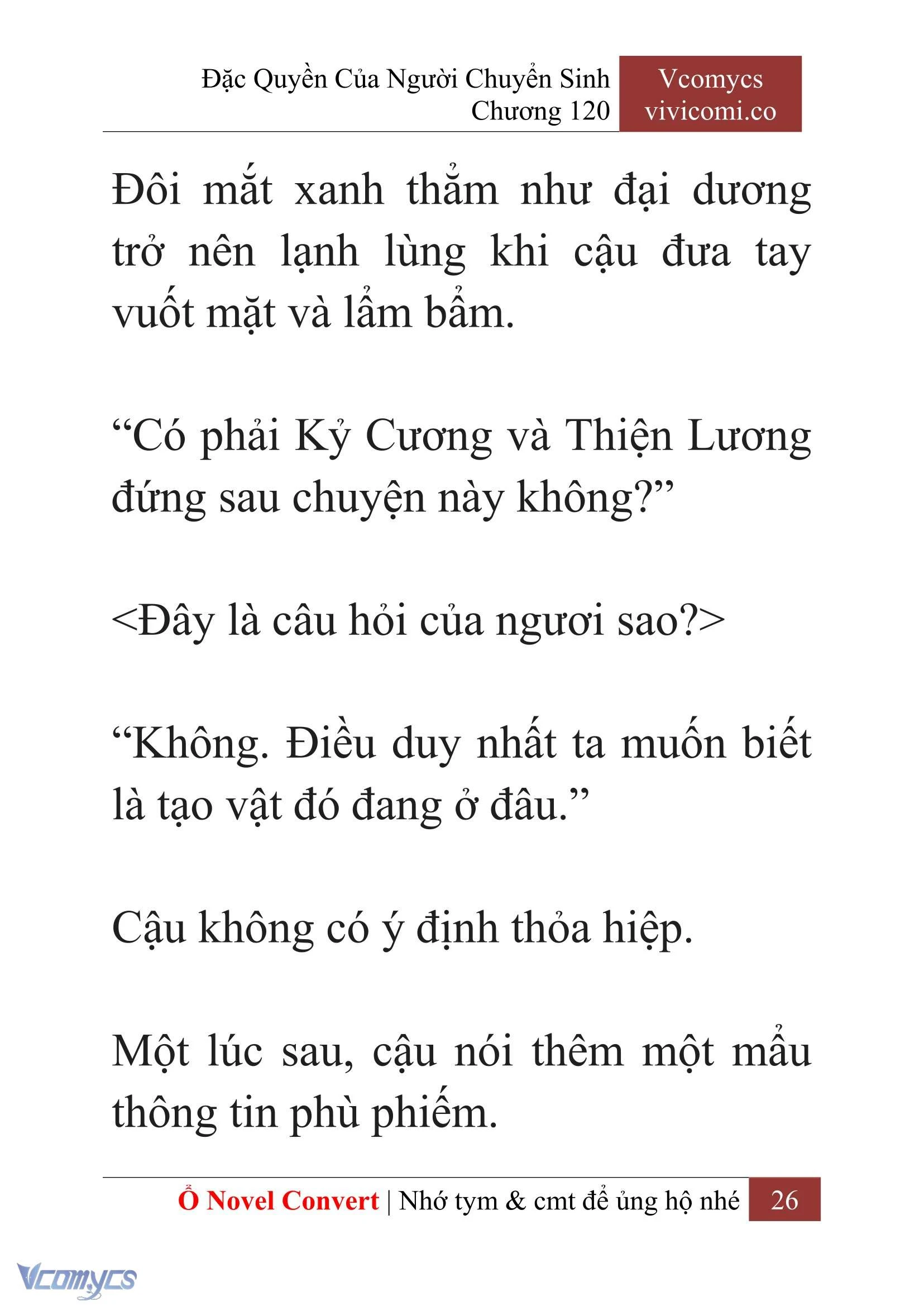 [Novel] Đặc Quyền Của Người Chuyển Sinh Chapter  120 - 28