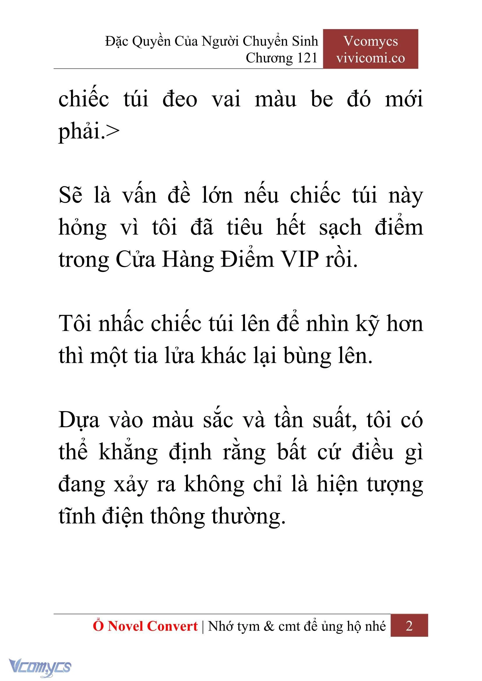 [Novel] Đặc Quyền Của Người Chuyển Sinh Chapter  121 - 4