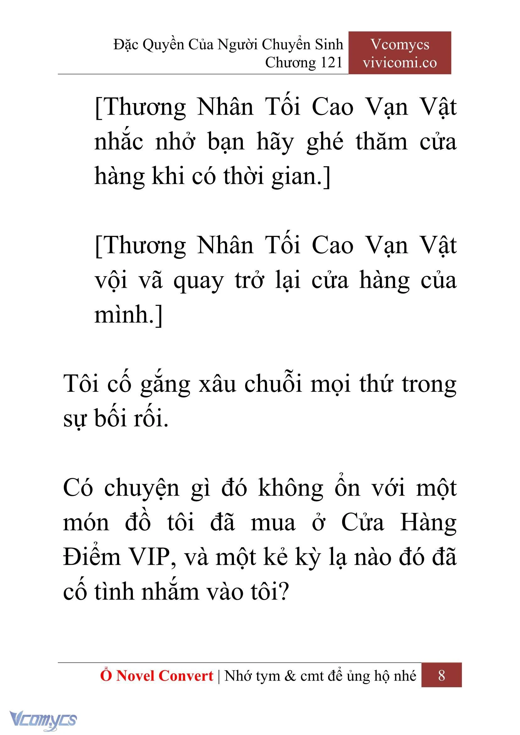 [Novel] Đặc Quyền Của Người Chuyển Sinh Chapter  121 - 10