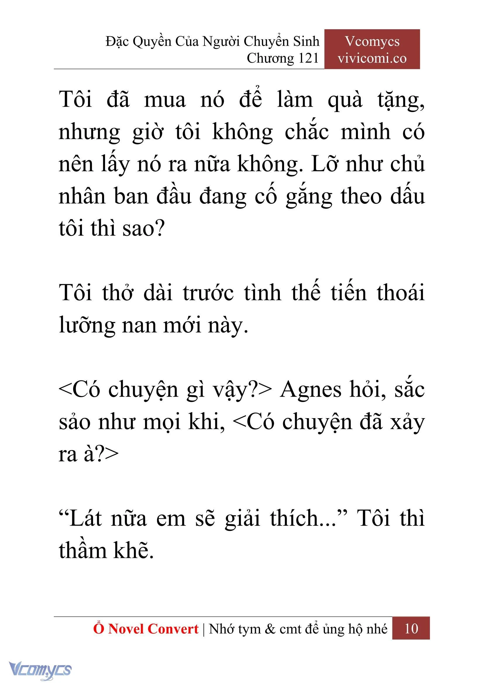 [Novel] Đặc Quyền Của Người Chuyển Sinh Chapter  121 - 12
