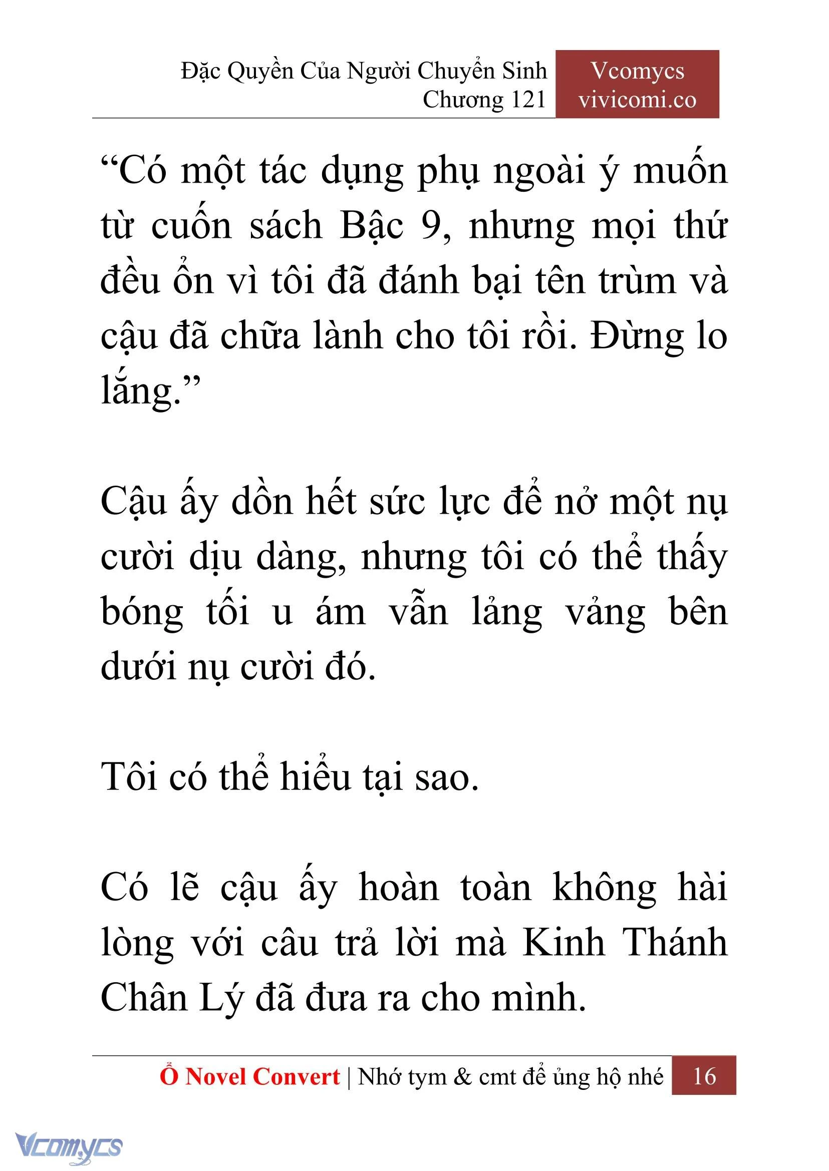[Novel] Đặc Quyền Của Người Chuyển Sinh Chapter  121 - 18