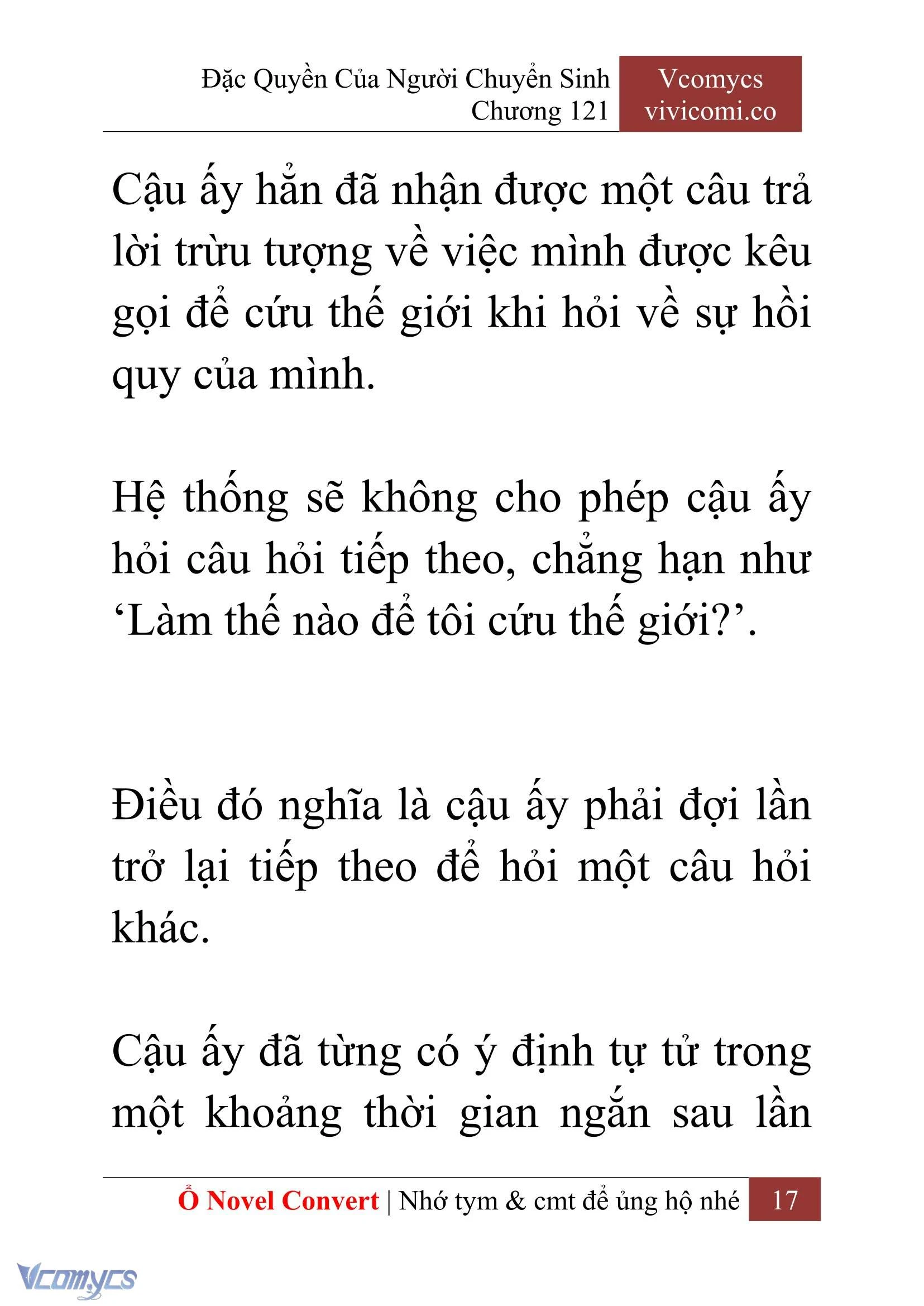 [Novel] Đặc Quyền Của Người Chuyển Sinh Chapter  121 - 19