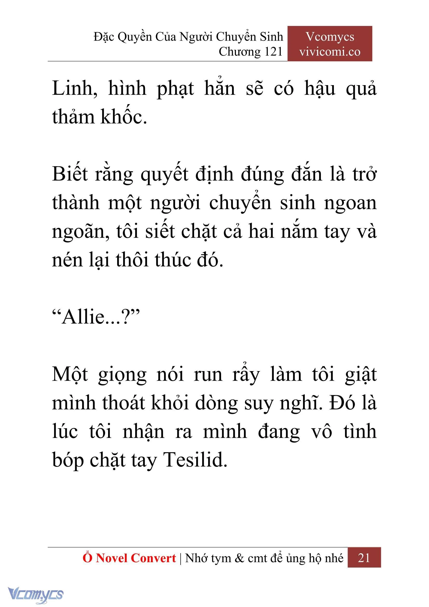 [Novel] Đặc Quyền Của Người Chuyển Sinh Chapter  121 - 23