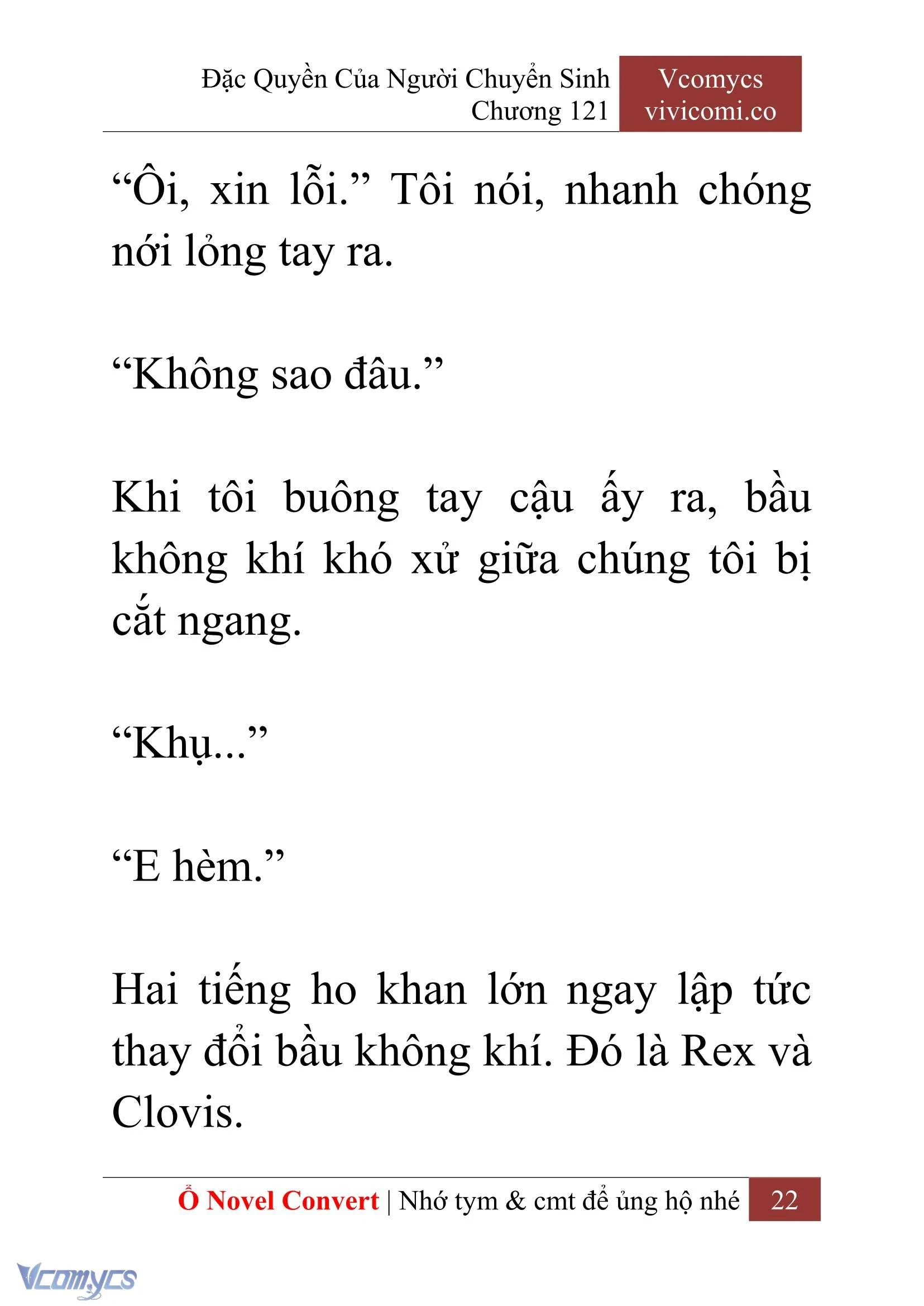 [Novel] Đặc Quyền Của Người Chuyển Sinh Chapter  121 - 24