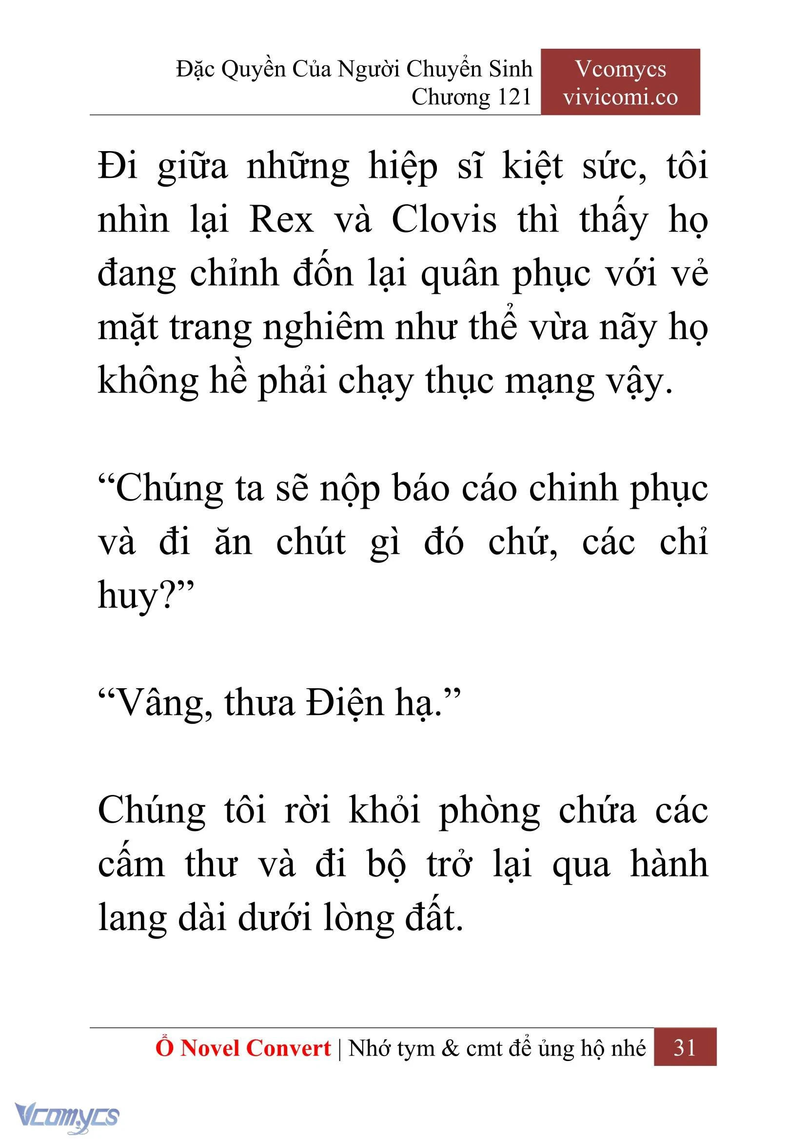 [Novel] Đặc Quyền Của Người Chuyển Sinh Chapter  121 - 33