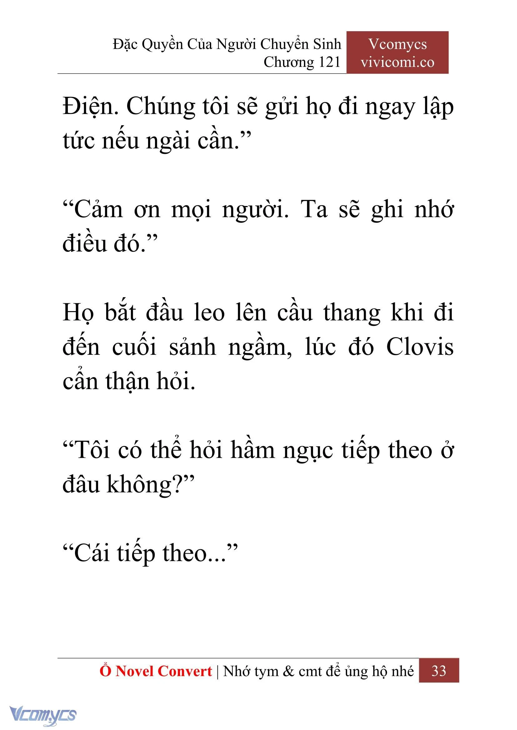 [Novel] Đặc Quyền Của Người Chuyển Sinh Chapter  121 - 35