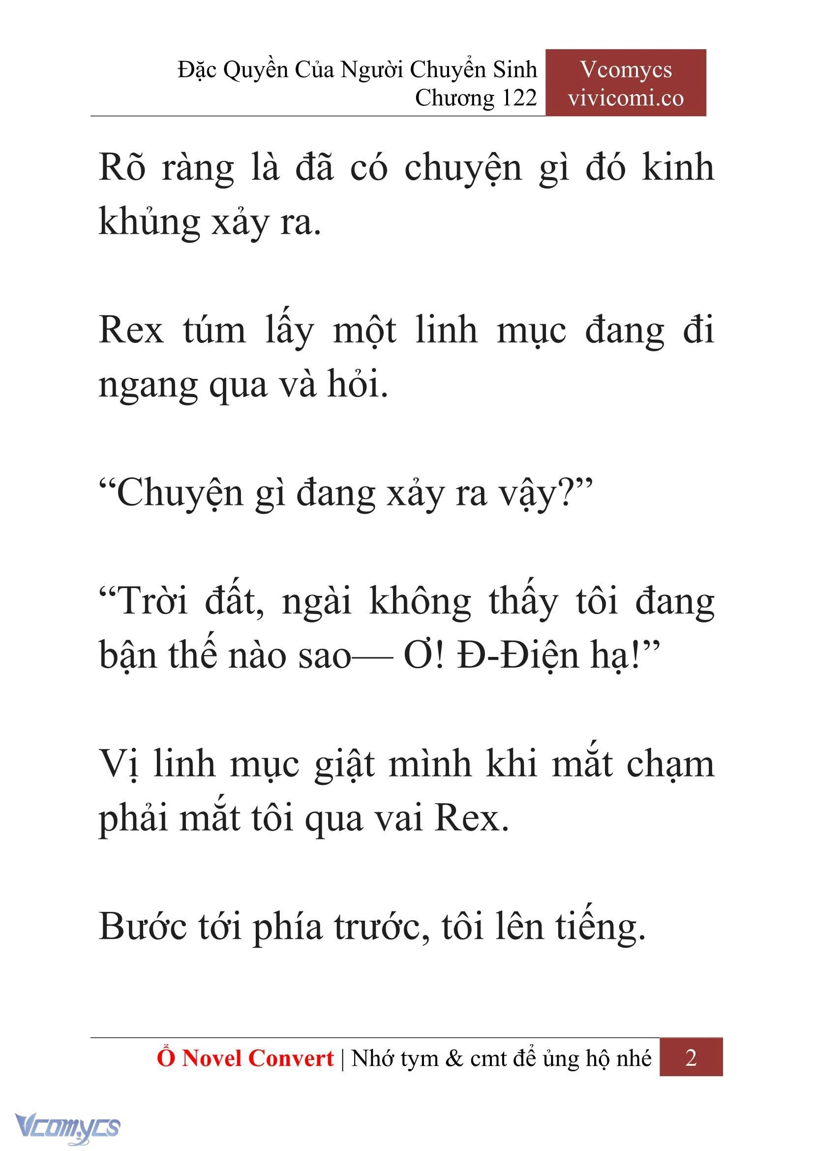 [Novel] Đặc Quyền Của Người Chuyển Sinh Chapter  122 - 4