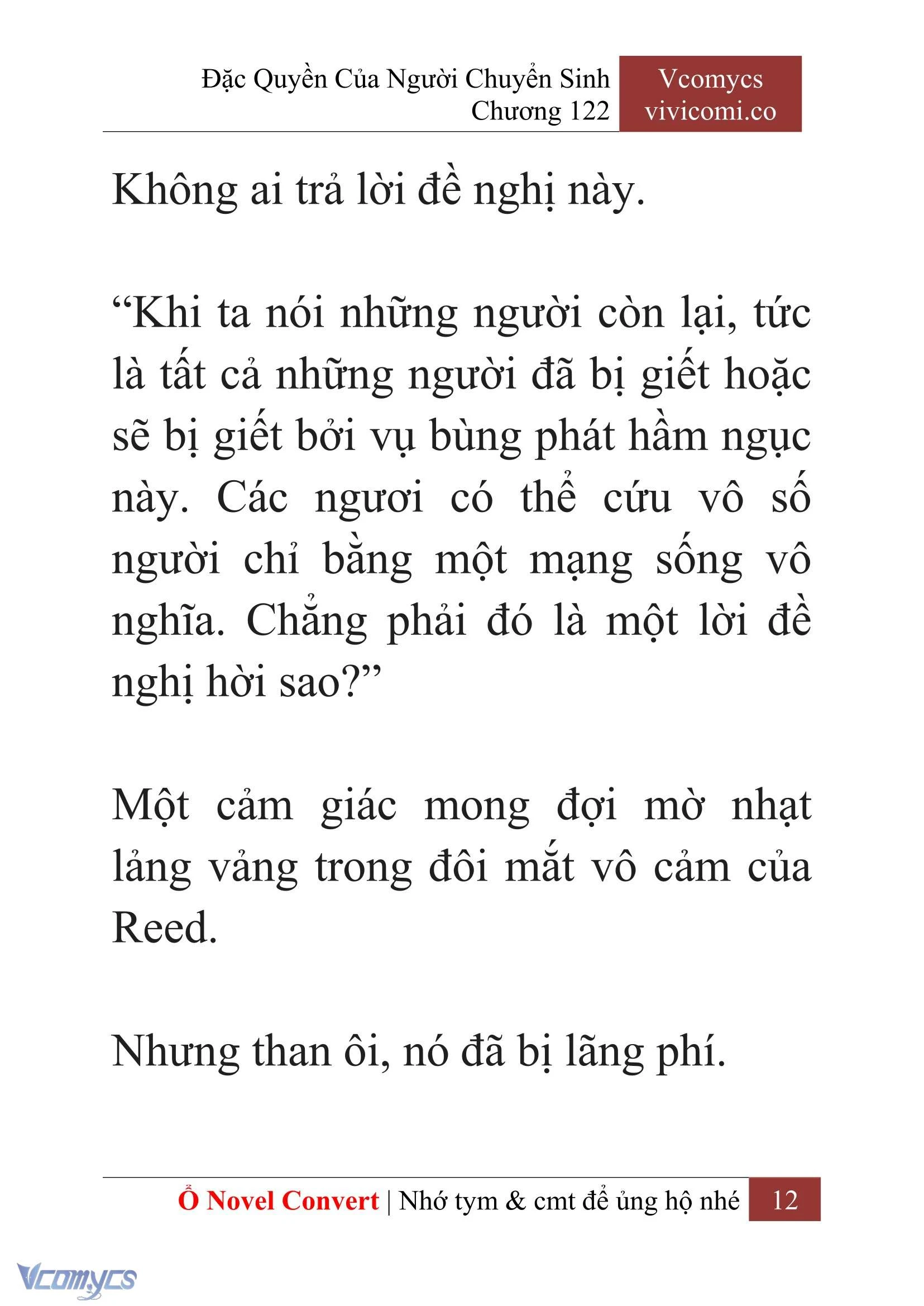 [Novel] Đặc Quyền Của Người Chuyển Sinh Chapter  122 - 14