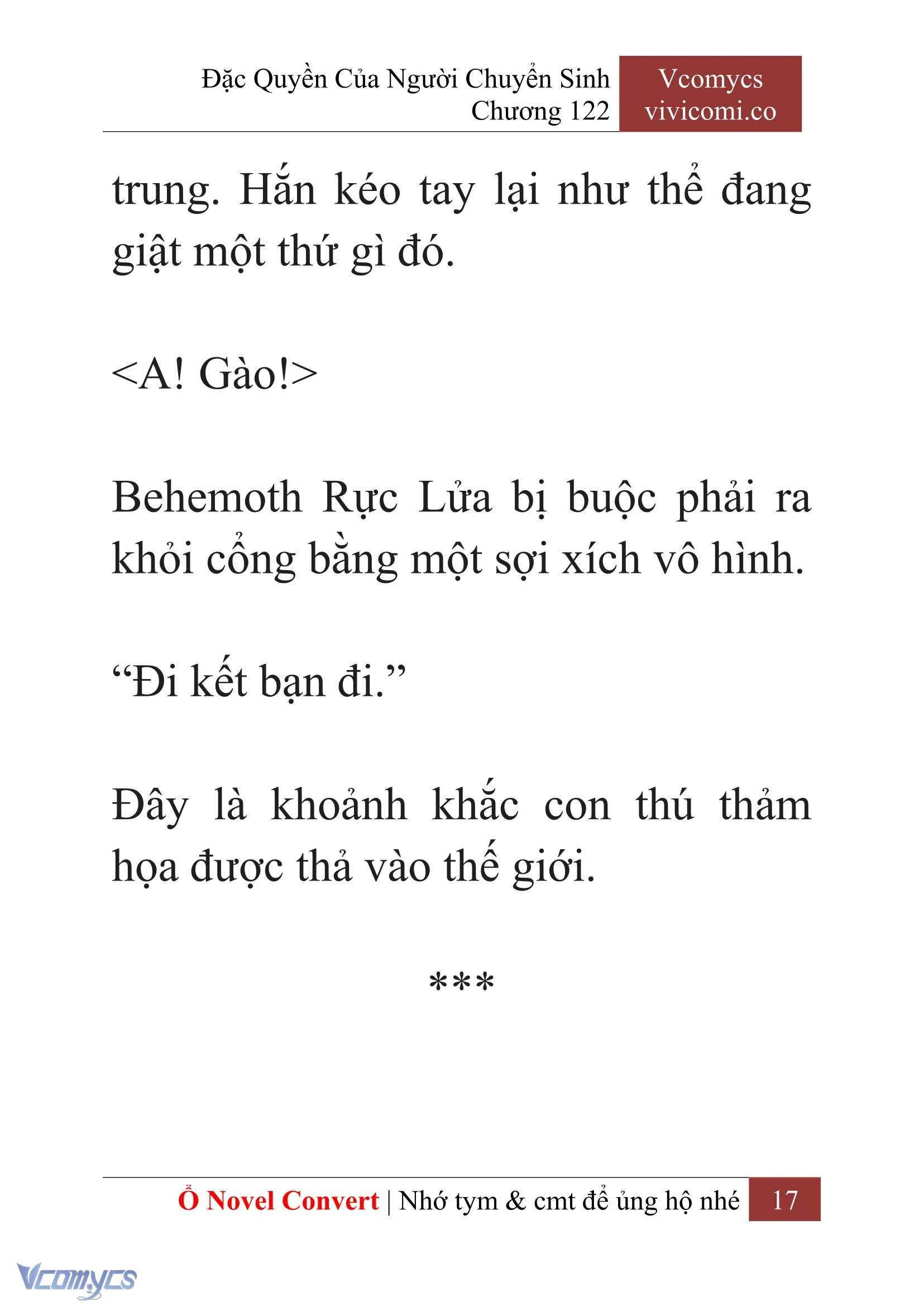 [Novel] Đặc Quyền Của Người Chuyển Sinh Chapter  122 - 19