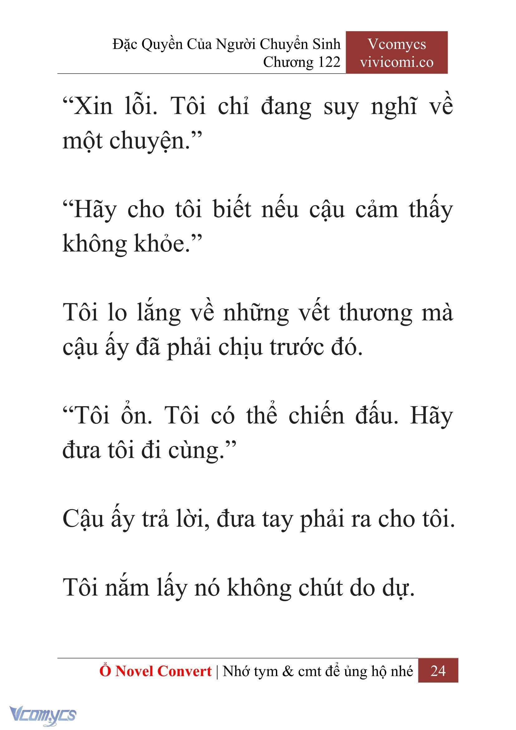 [Novel] Đặc Quyền Của Người Chuyển Sinh Chapter  122 - 26