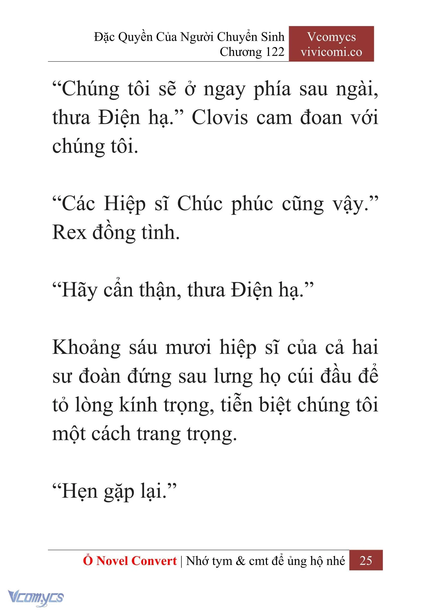 [Novel] Đặc Quyền Của Người Chuyển Sinh Chapter  122 - 27