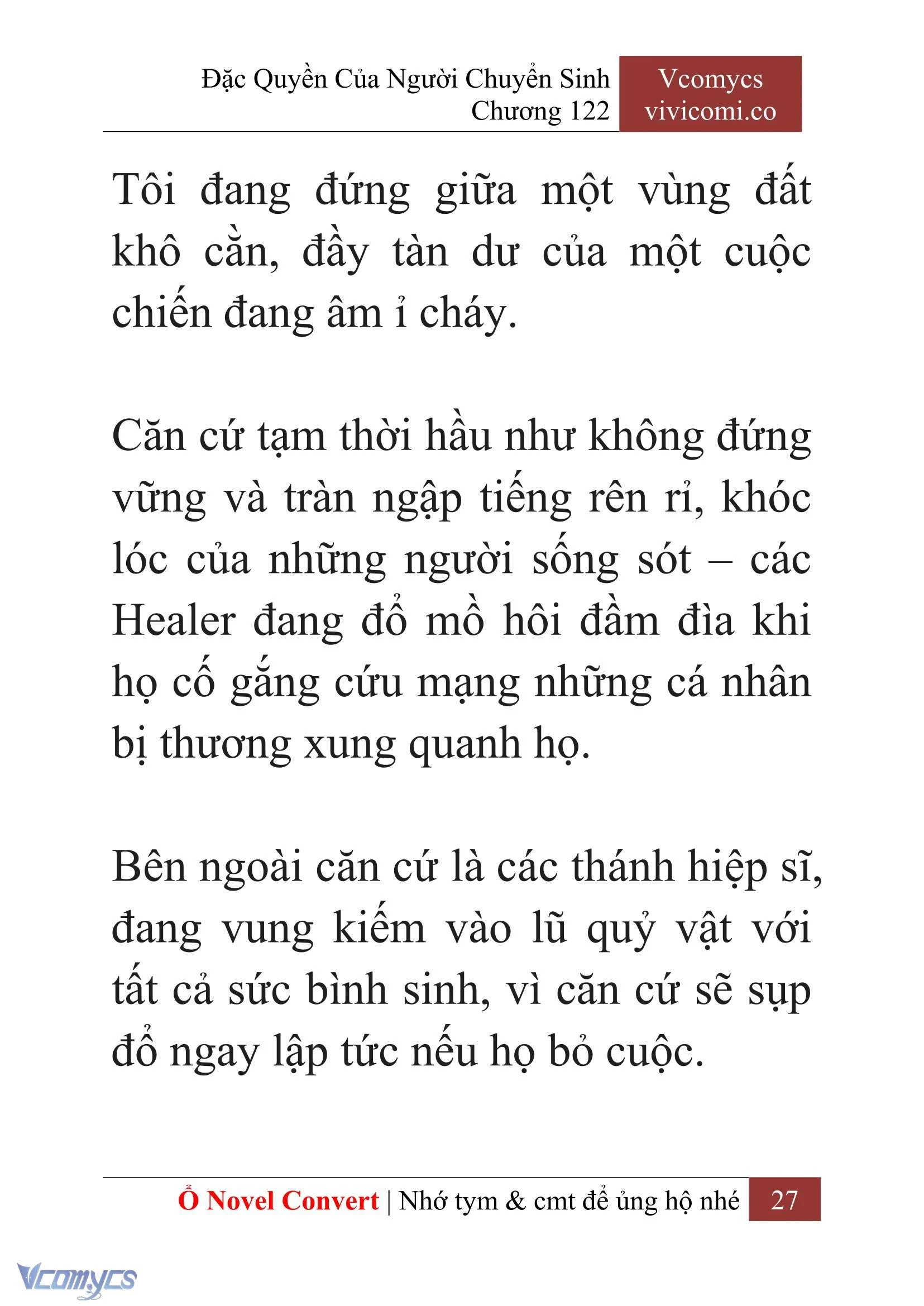 [Novel] Đặc Quyền Của Người Chuyển Sinh Chapter  122 - 29