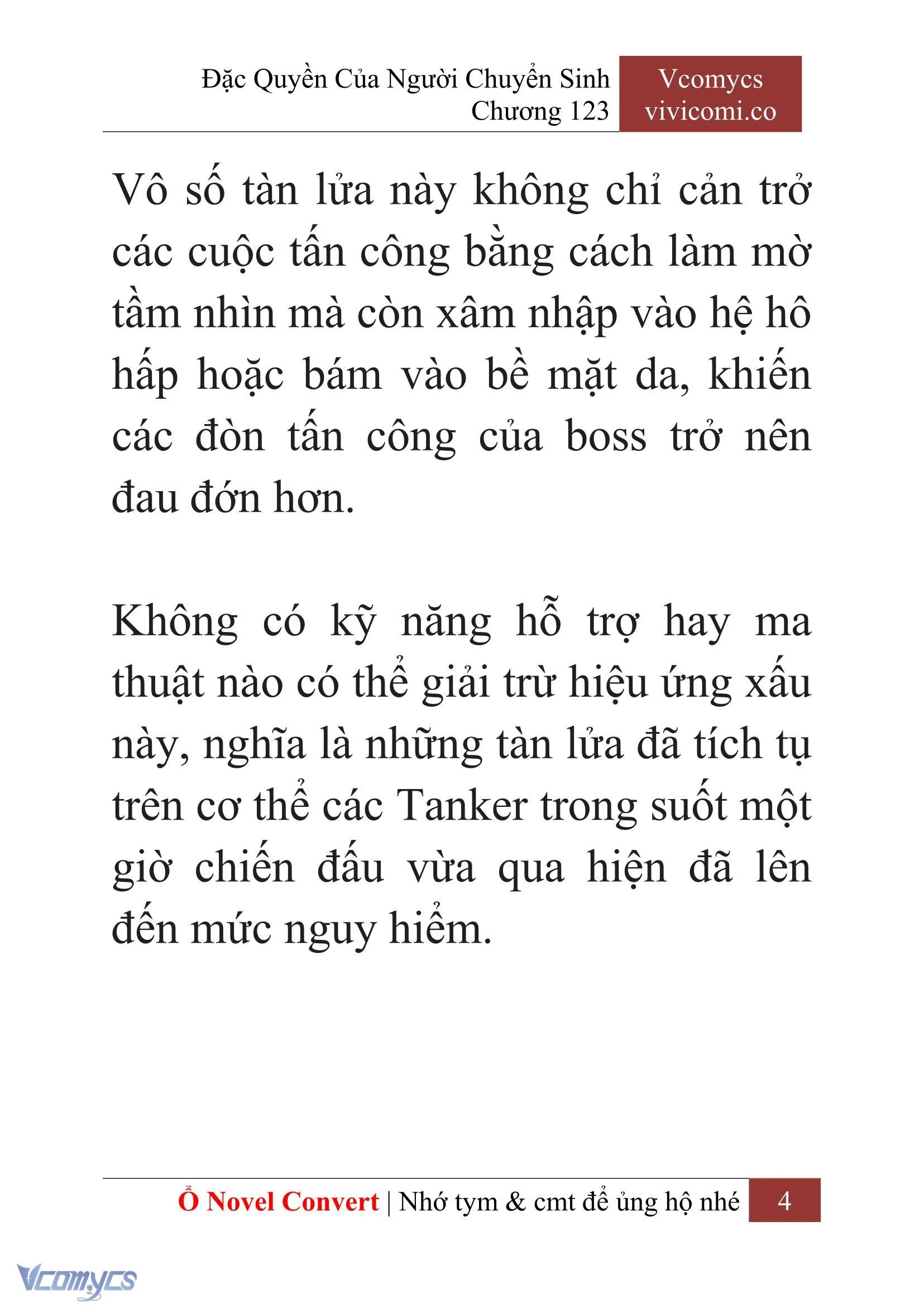 [Novel] Đặc Quyền Của Người Chuyển Sinh Chapter  123 - 6