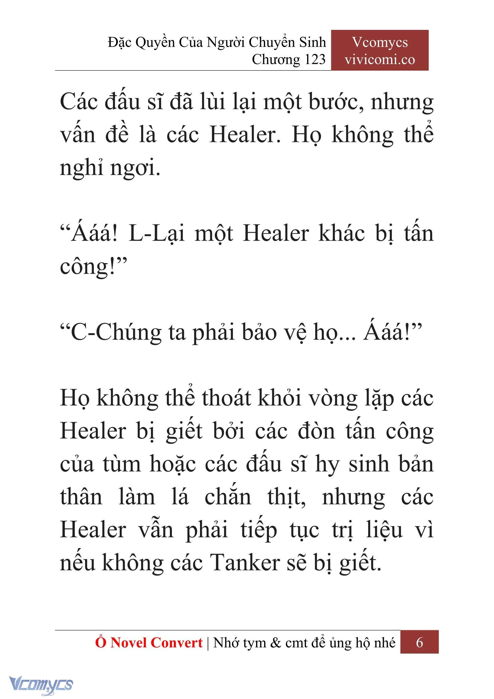 [Novel] Đặc Quyền Của Người Chuyển Sinh Chapter  123 - 8