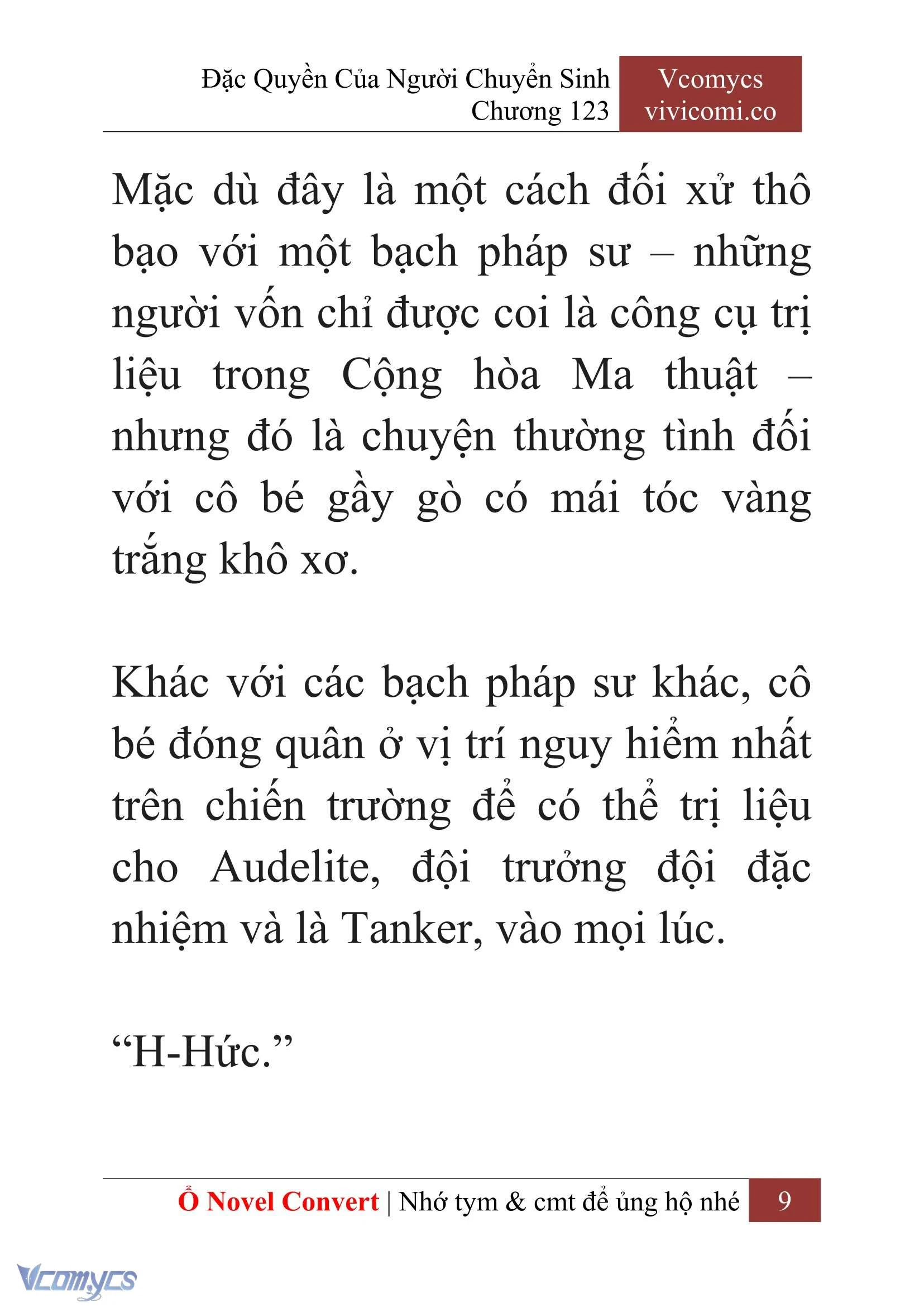[Novel] Đặc Quyền Của Người Chuyển Sinh Chapter  123 - 11