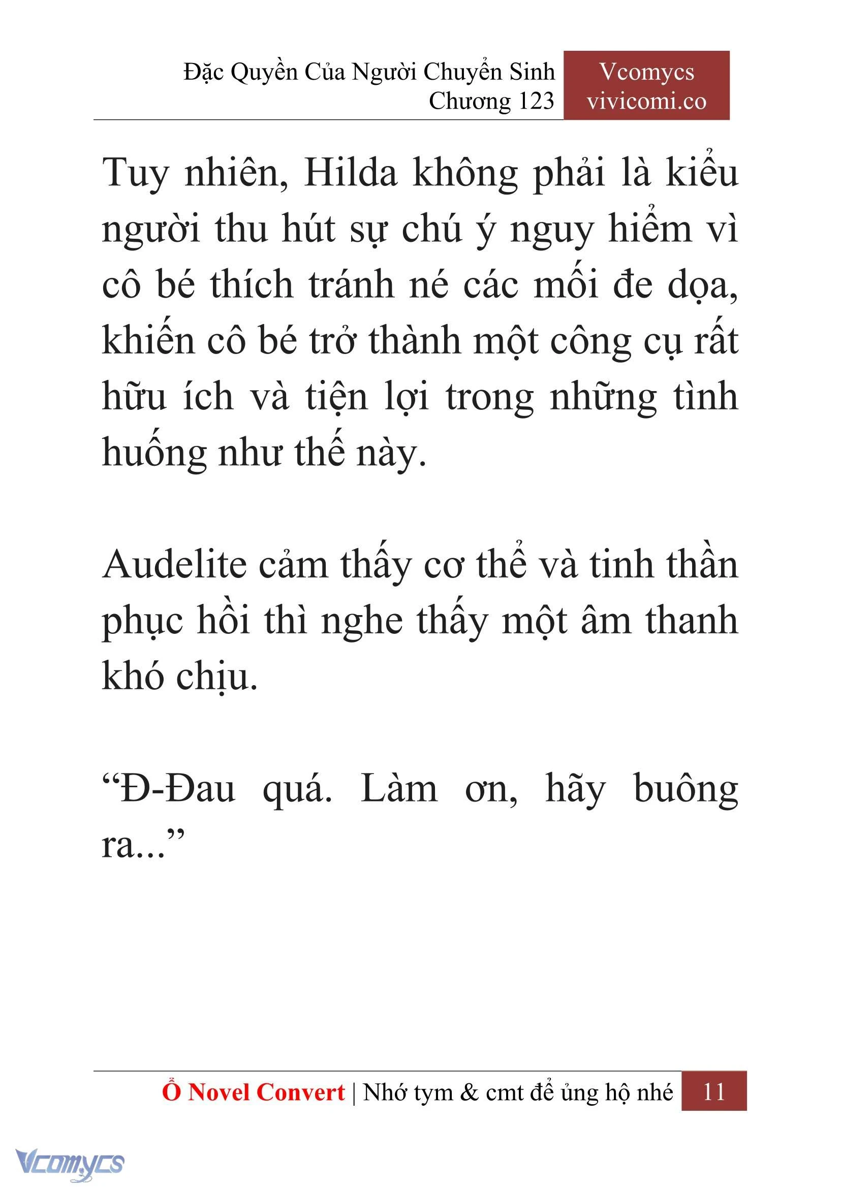 [Novel] Đặc Quyền Của Người Chuyển Sinh Chapter  123 - 13