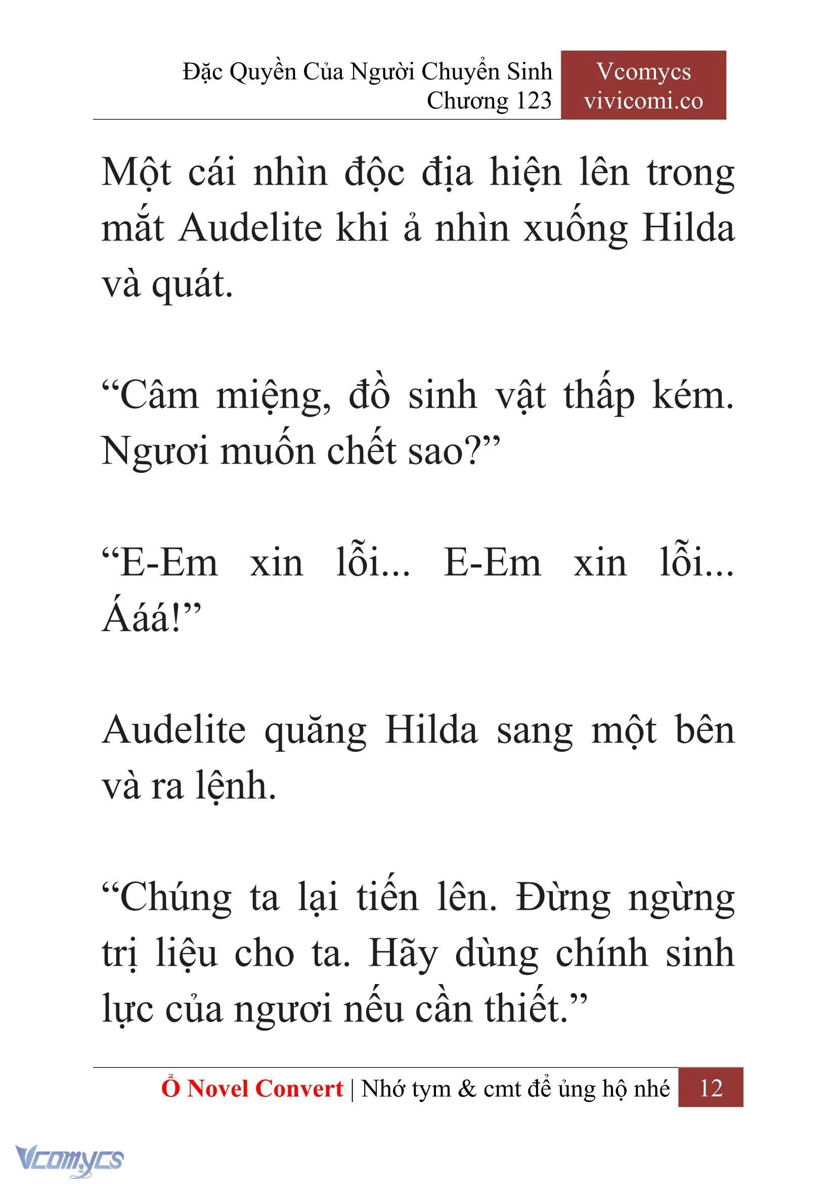 [Novel] Đặc Quyền Của Người Chuyển Sinh Chapter  123 - 14