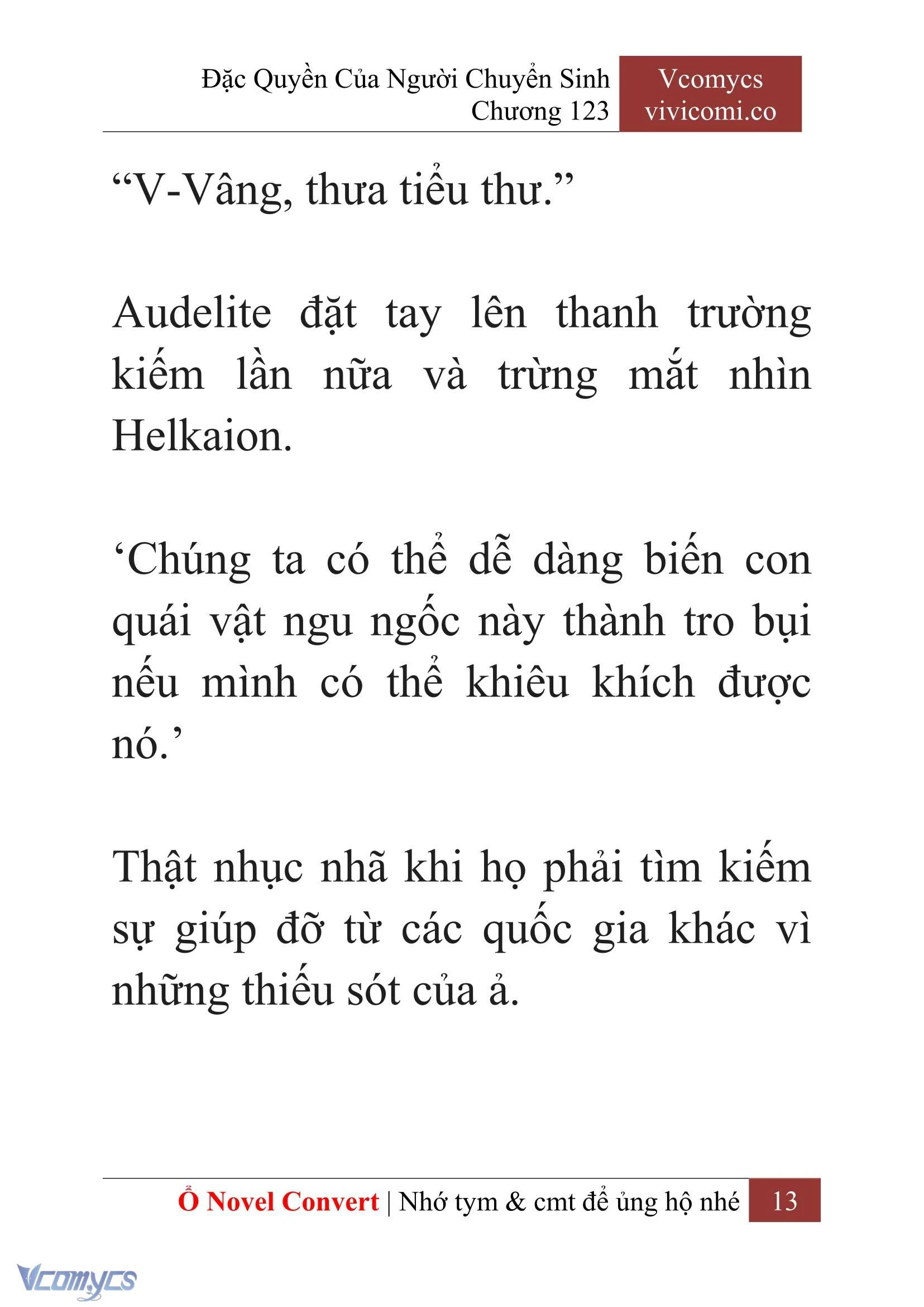 [Novel] Đặc Quyền Của Người Chuyển Sinh Chapter  123 - 15