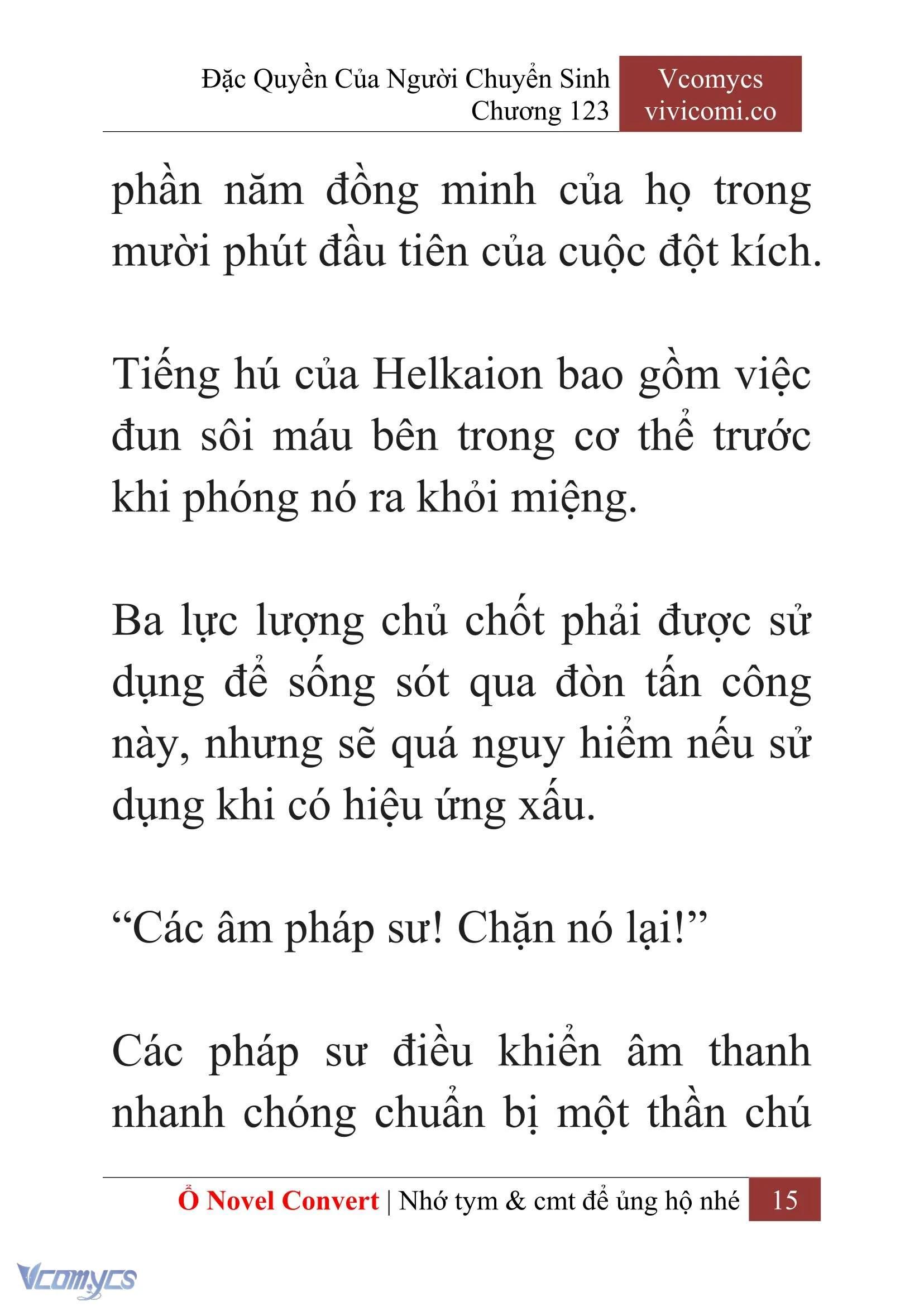 [Novel] Đặc Quyền Của Người Chuyển Sinh Chapter  123 - 17