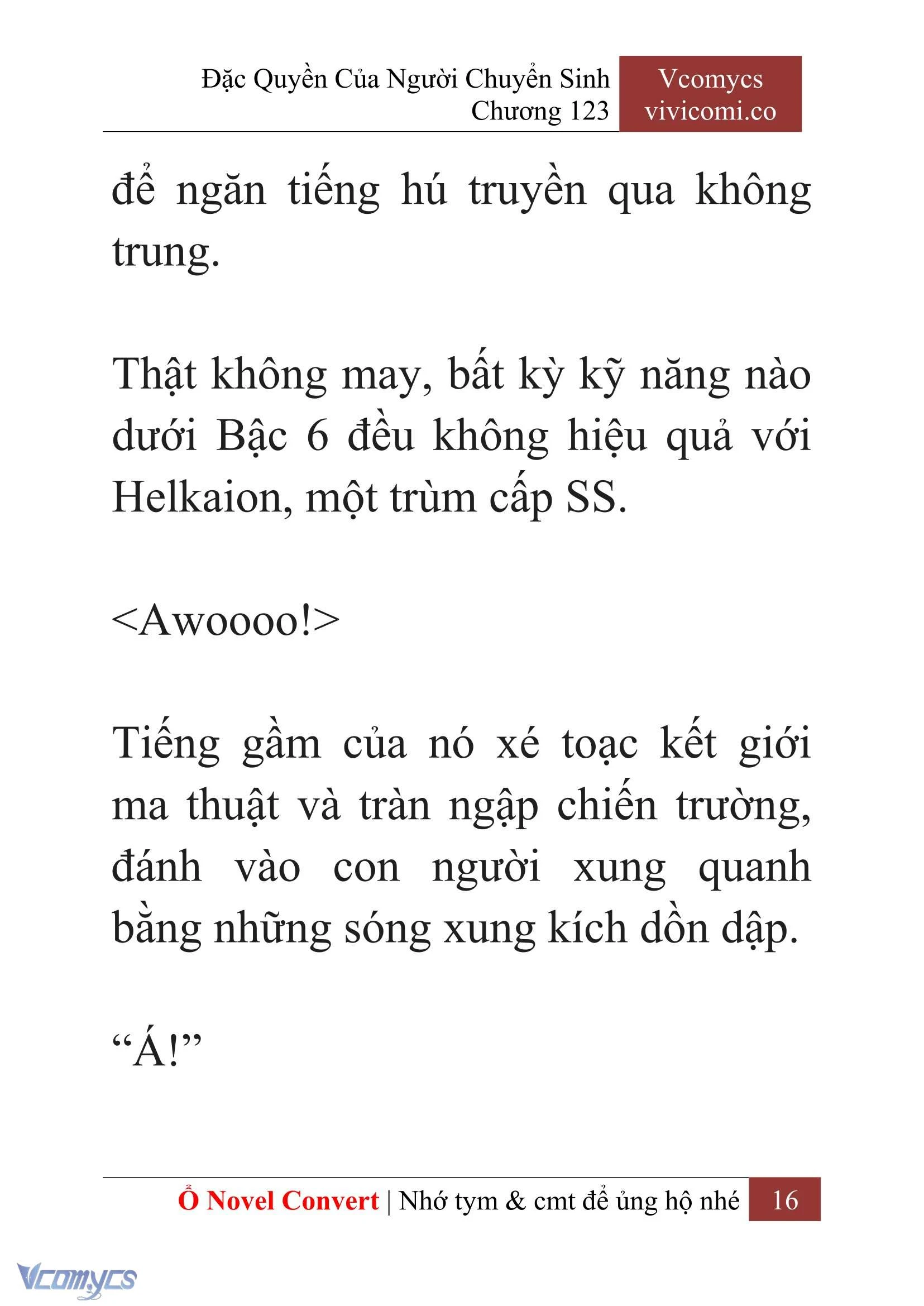 [Novel] Đặc Quyền Của Người Chuyển Sinh Chapter  123 - 18