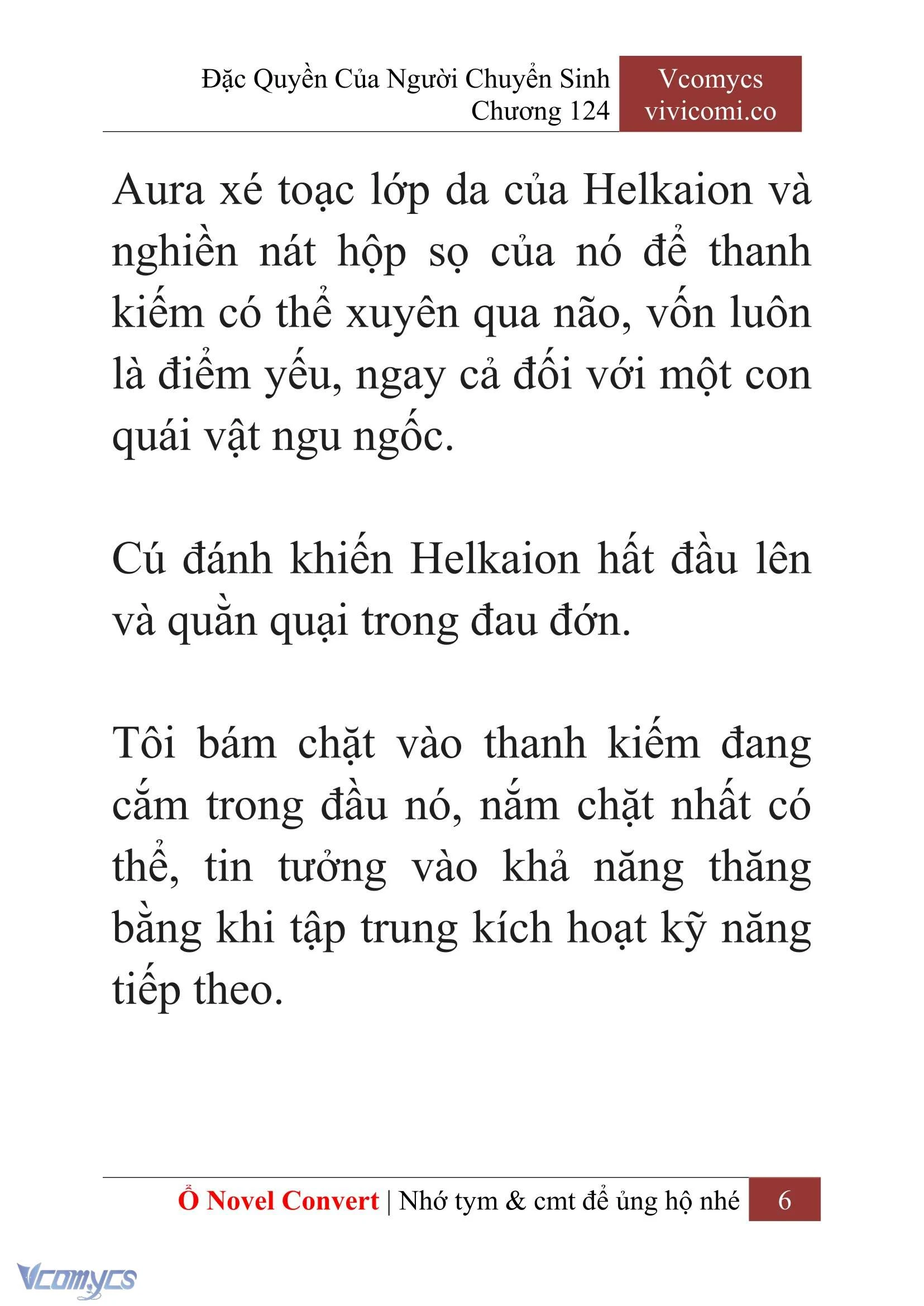 [Novel] Đặc Quyền Của Người Chuyển Sinh Chapter  124 - 8