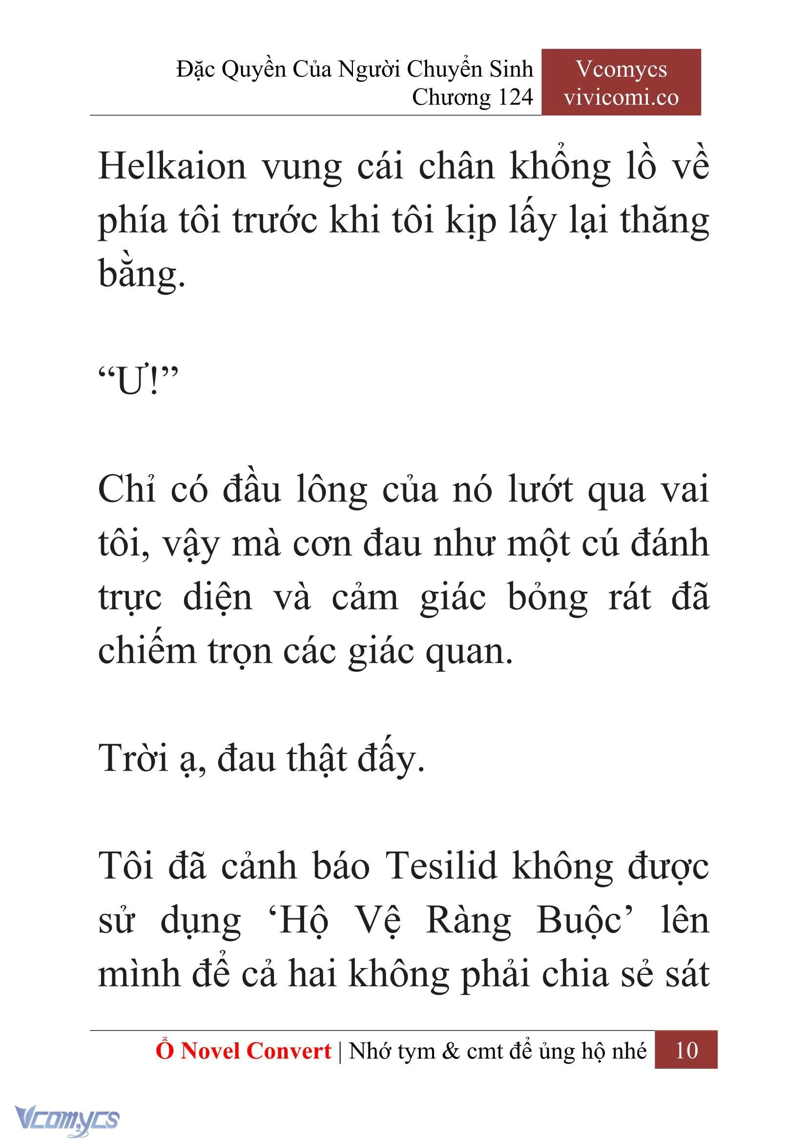 [Novel] Đặc Quyền Của Người Chuyển Sinh Chapter  124 - 12