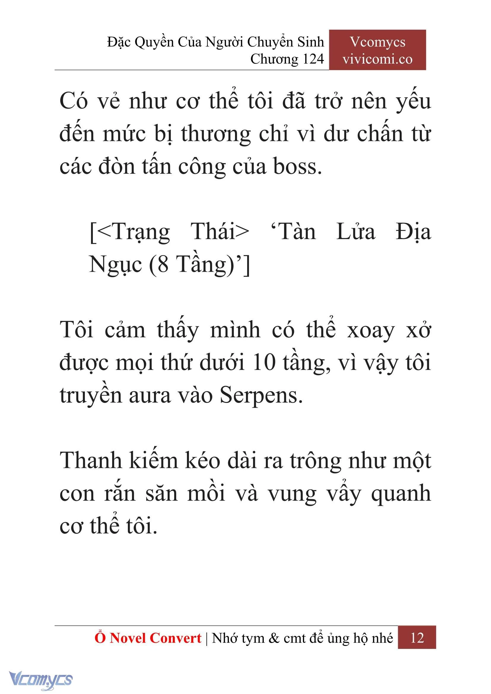 [Novel] Đặc Quyền Của Người Chuyển Sinh Chapter  124 - 14