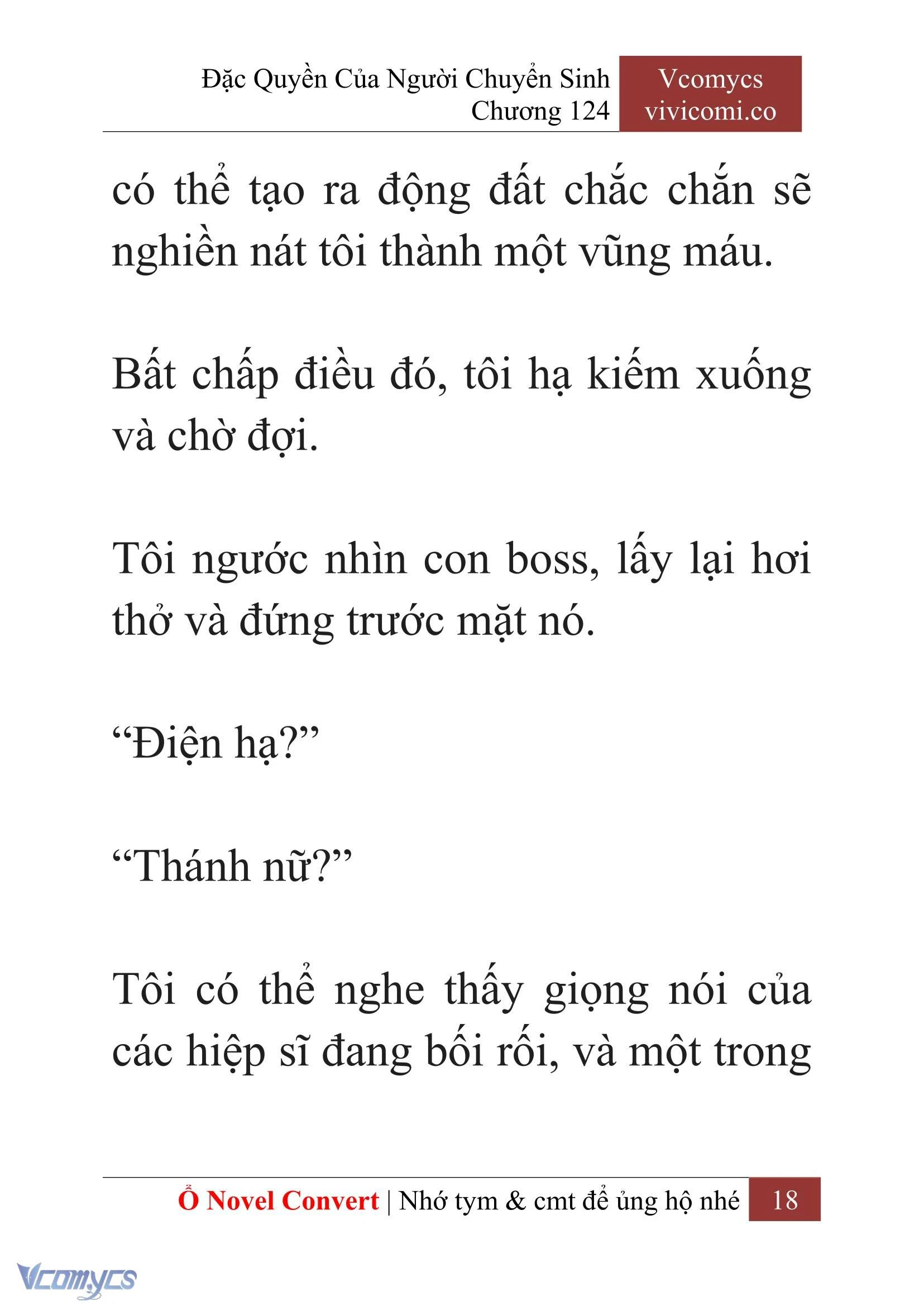 [Novel] Đặc Quyền Của Người Chuyển Sinh Chapter  124 - 20