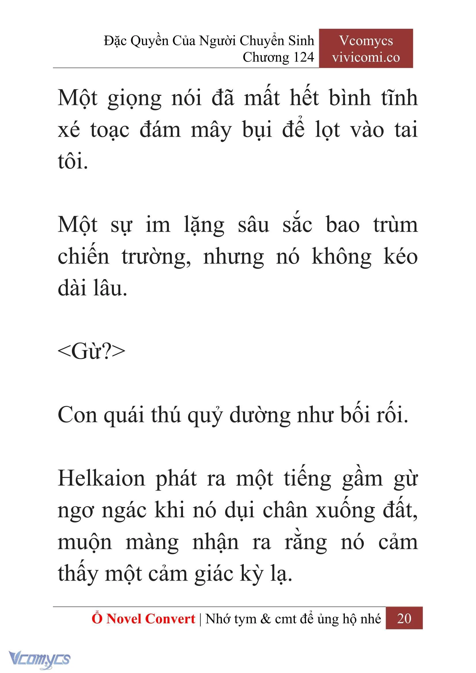 [Novel] Đặc Quyền Của Người Chuyển Sinh Chapter  124 - 22