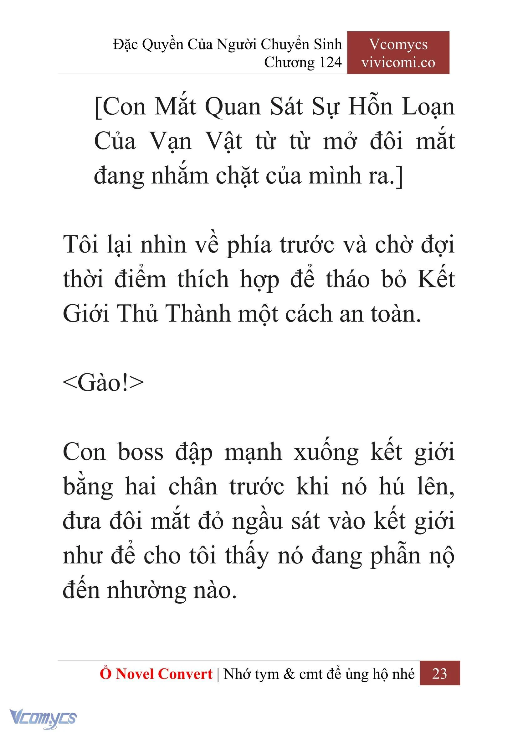[Novel] Đặc Quyền Của Người Chuyển Sinh Chapter  124 - 25