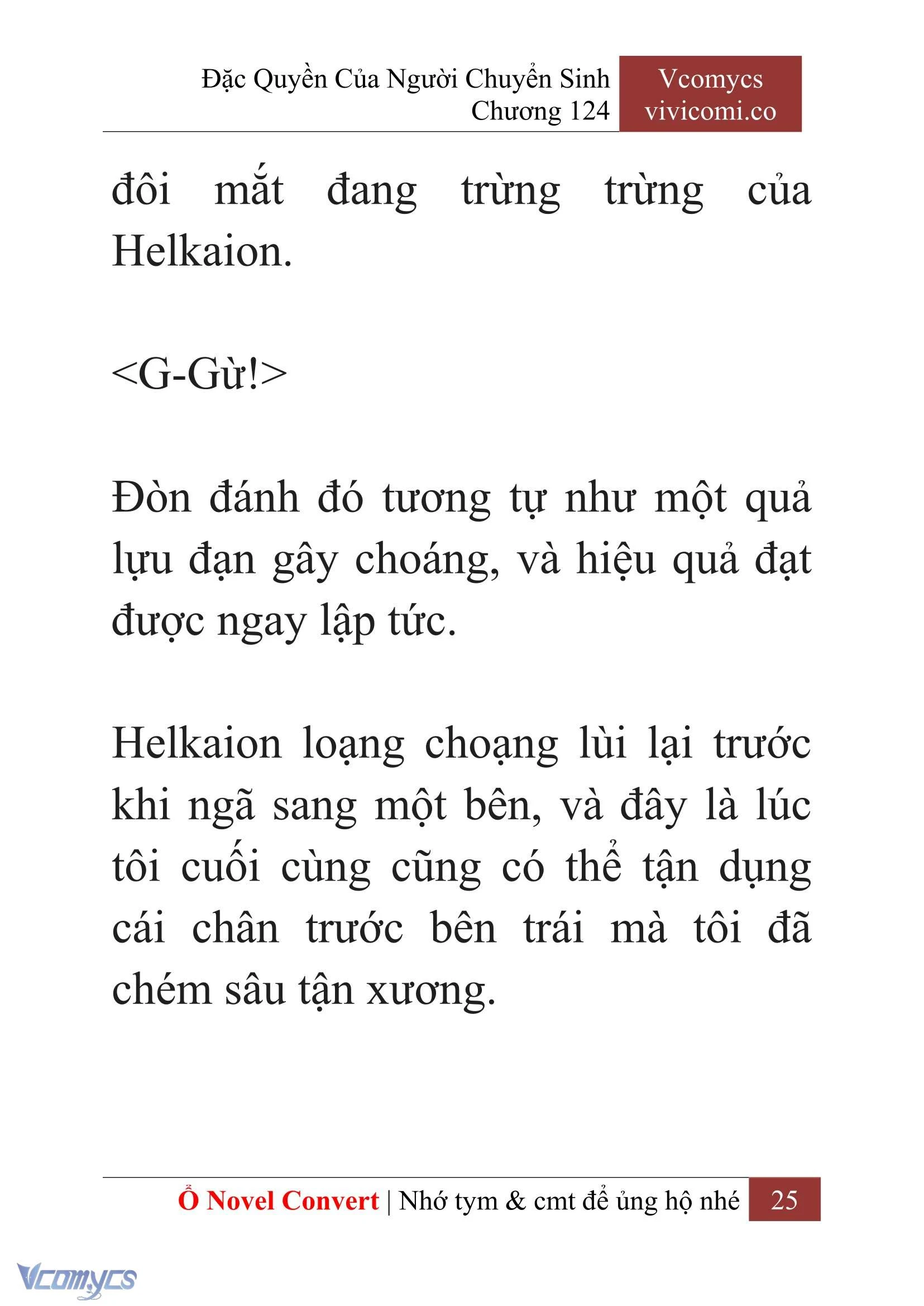 [Novel] Đặc Quyền Của Người Chuyển Sinh Chapter  124 - 27